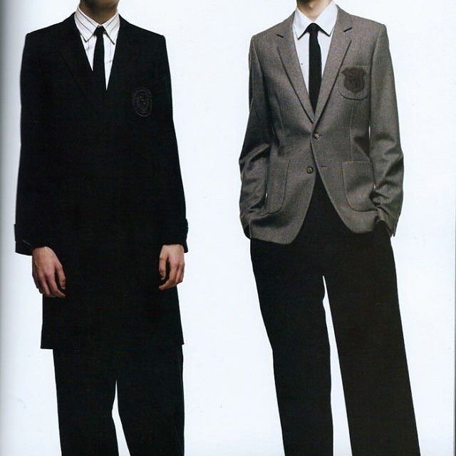 Raf Simons AW97 Wool Patched Schoolboy Coat Size US M / EU 48-50 / 2 - 4 Thumbnail