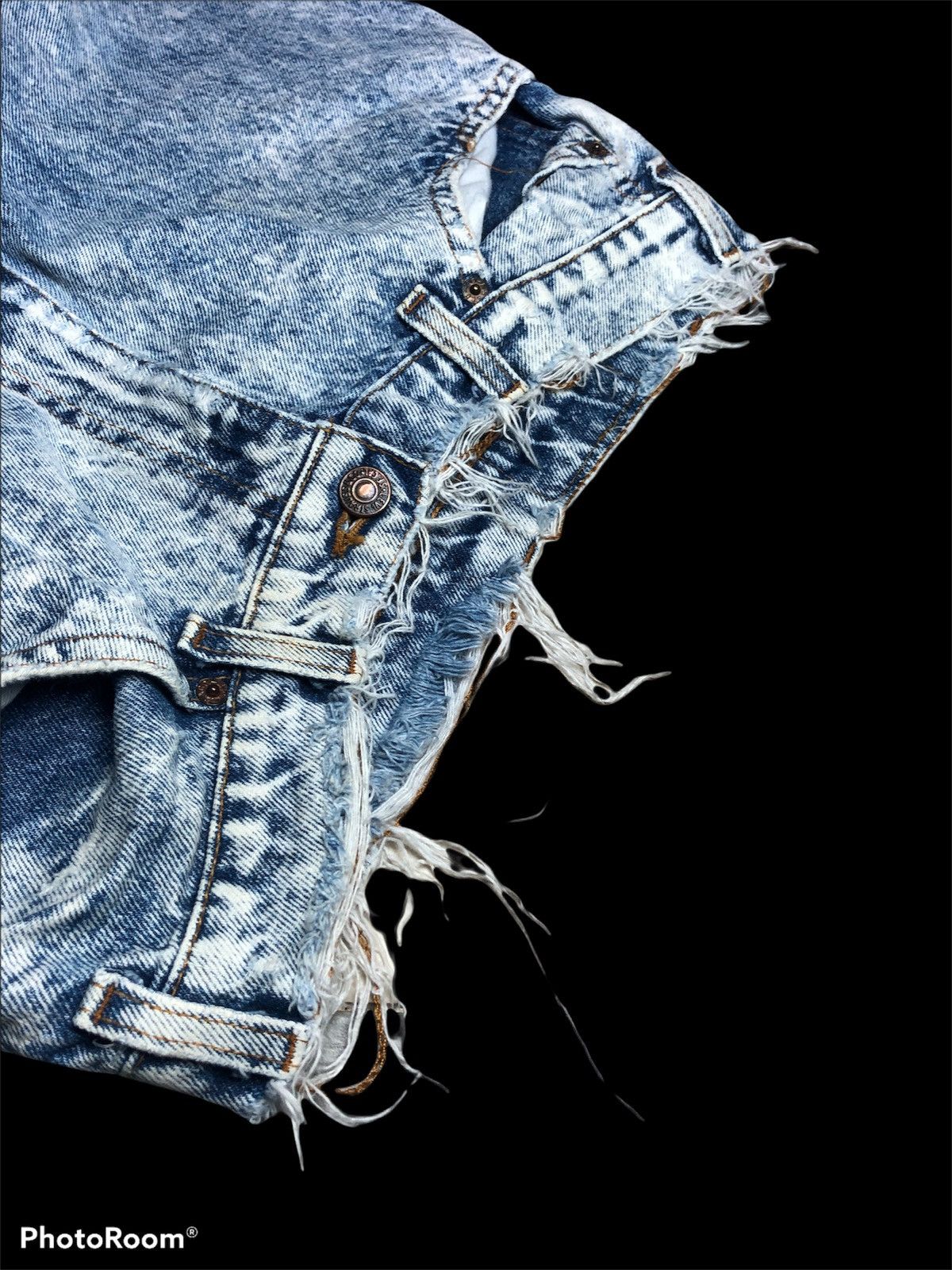 Levi's × Vintage VINTAGE LEVIS ACID WASH DISTRESSED DENIM Size US 30 / EU 46 - 7 Thumbnail