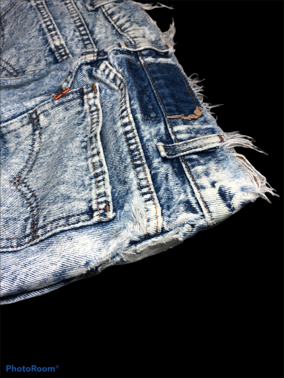 Levi's × Vintage VINTAGE LEVIS ACID WASH DISTRESSED DENIM Size US 30 / EU 46 - 6 Thumbnail