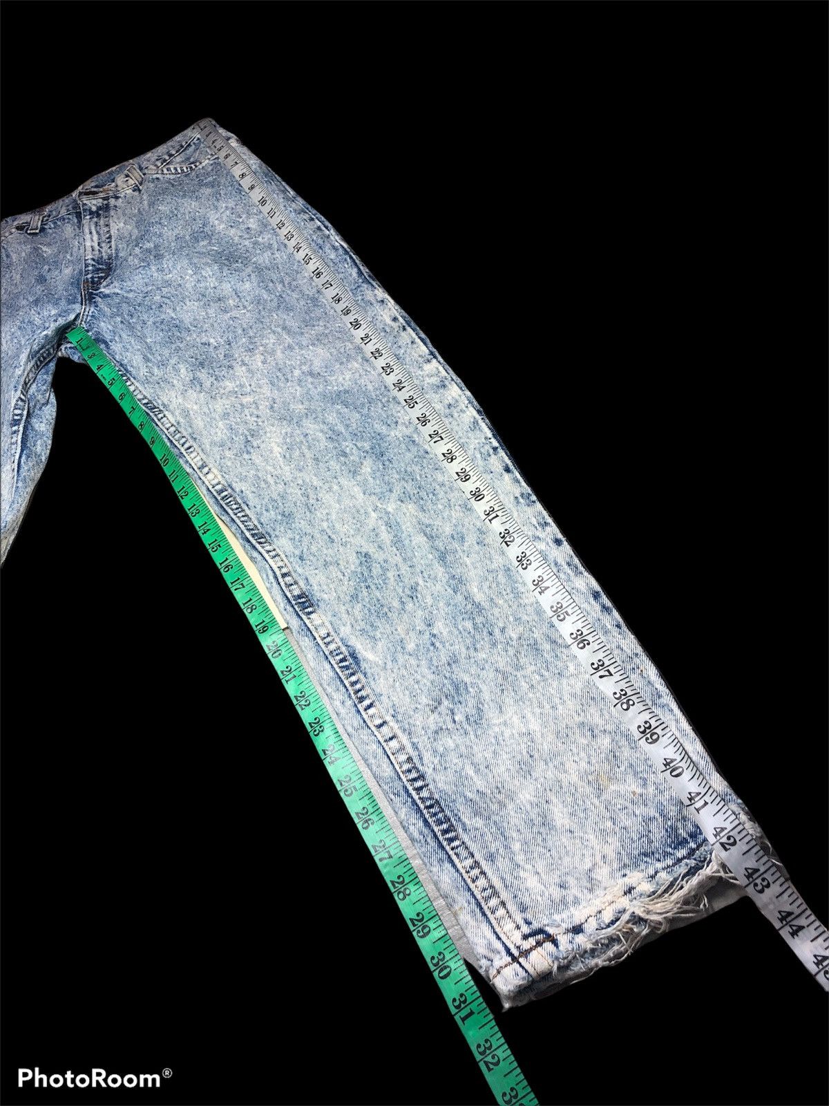 Levi's × Vintage VINTAGE LEVIS ACID WASH DISTRESSED DENIM Size US 30 / EU 46 - 12 Thumbnail