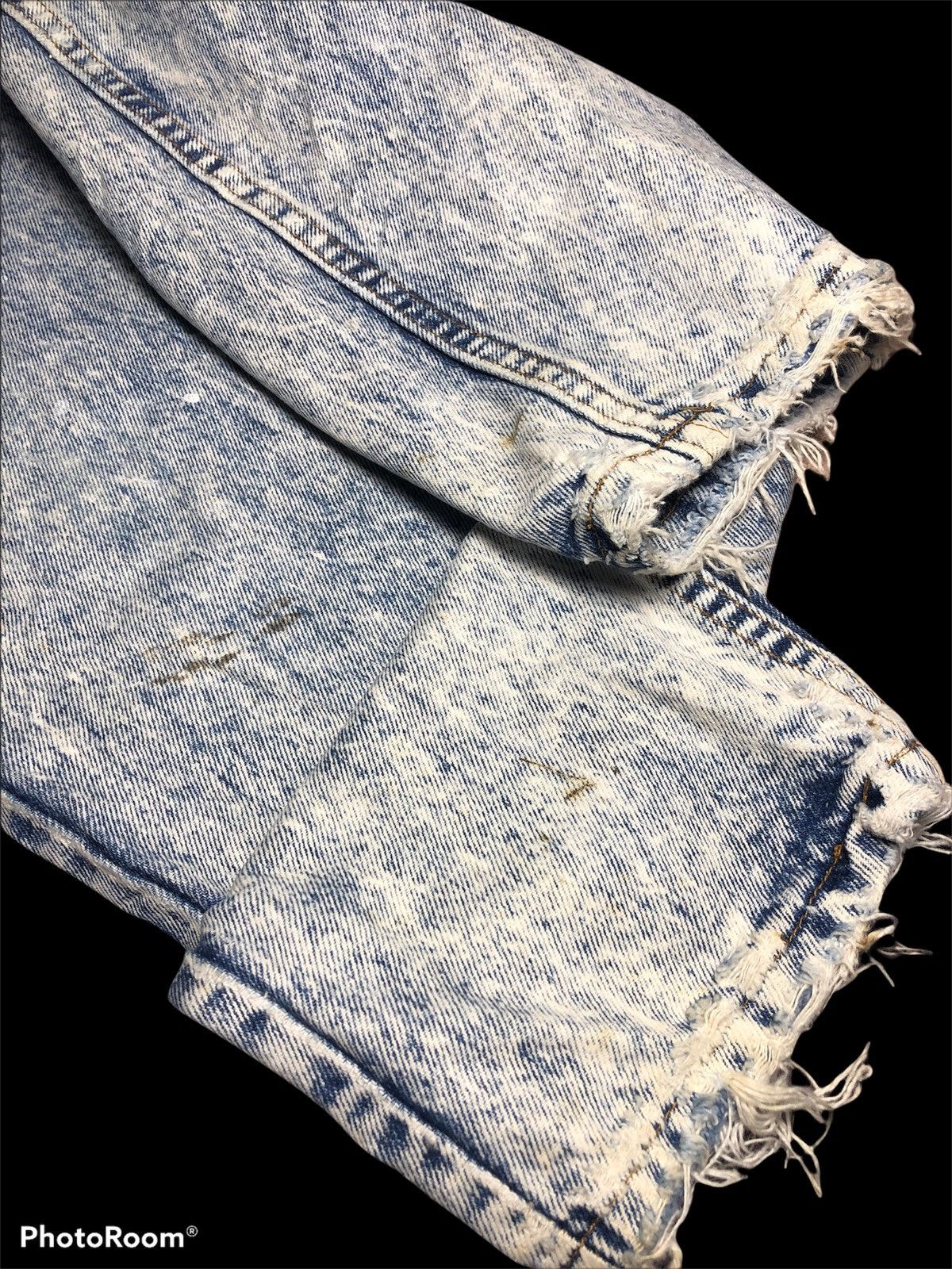 Levi's × Vintage VINTAGE LEVIS ACID WASH DISTRESSED DENIM Size US 30 / EU 46 - 10 Thumbnail