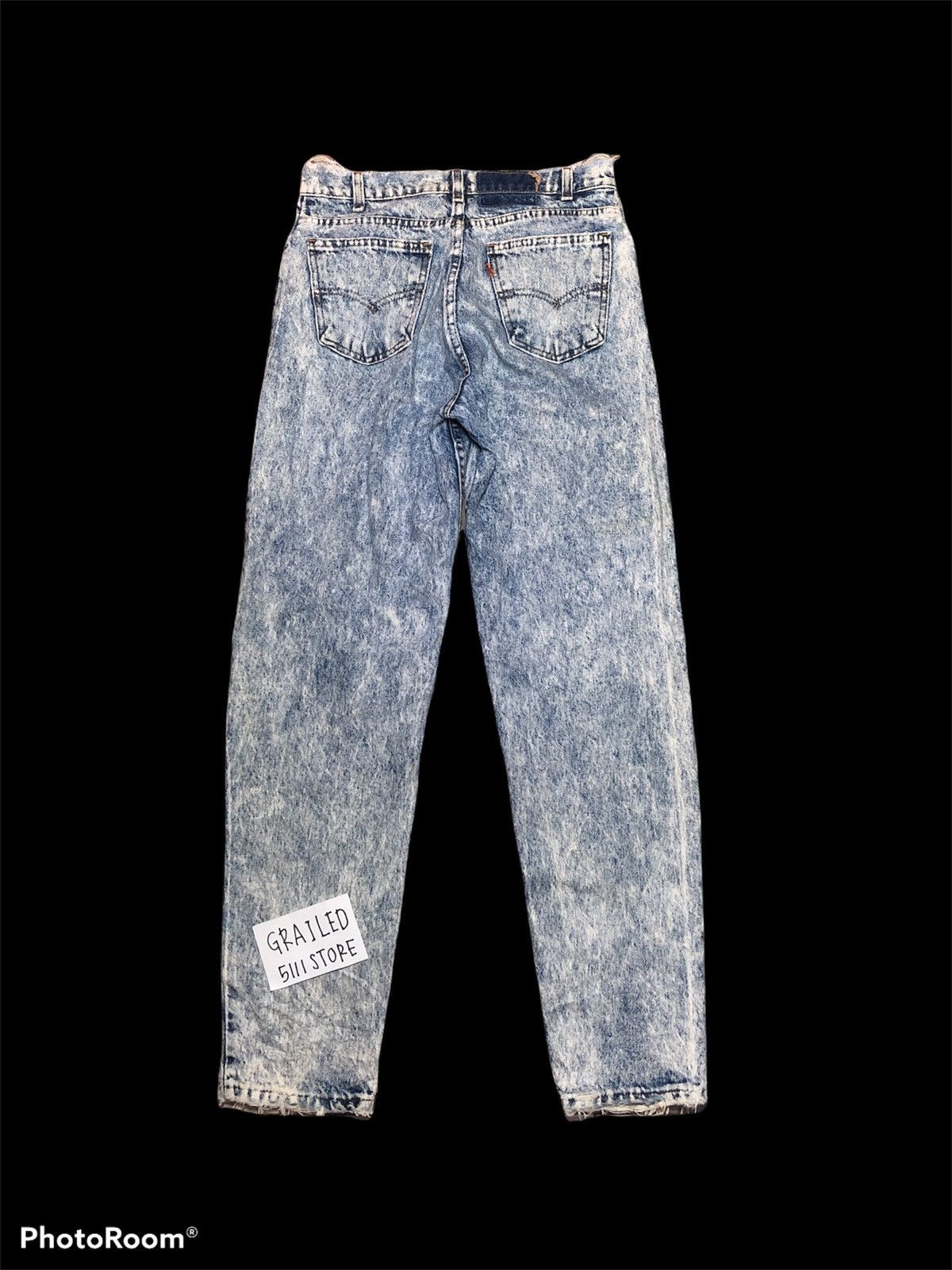 Levi's × Vintage VINTAGE LEVIS ACID WASH DISTRESSED DENIM Size US 30 / EU 46 - 2 Thumbnail