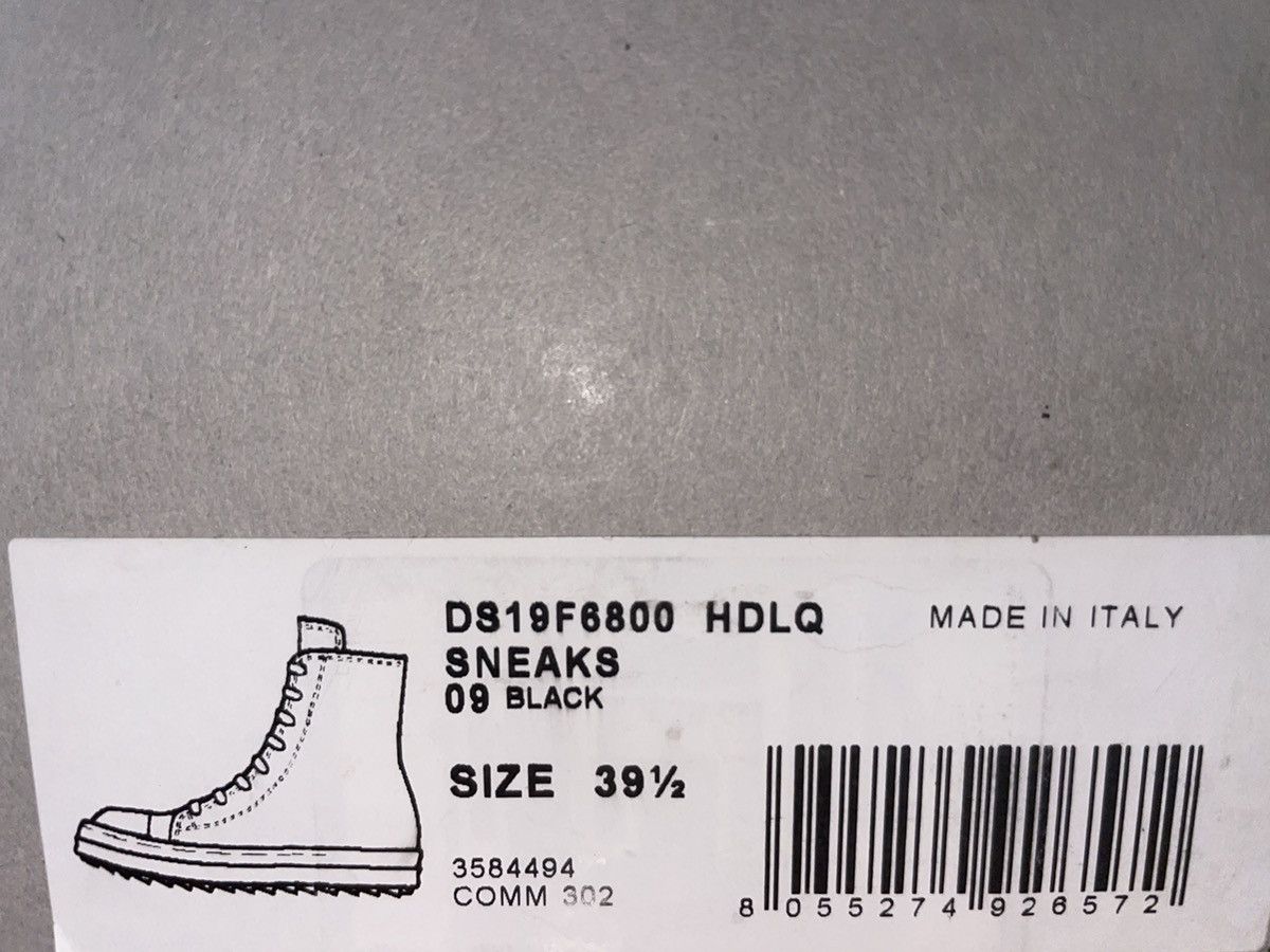 Rick Owens Rick Owens DRKSHDW Waxed Denim High Top Ramones Size US 7 / EU 40 - 14 Thumbnail