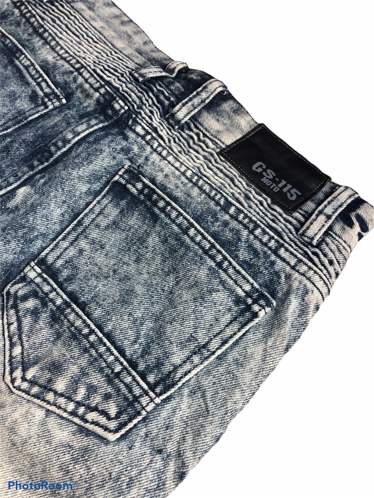 Bleach Goods Distressed Zipper Splattered Painted Jeans Size US 29 - 5 Thumbnail