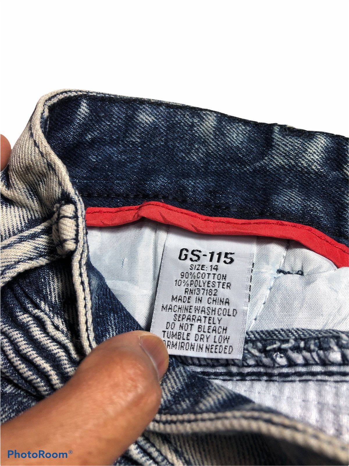Bleach Goods Distressed Zipper Splattered Painted Jeans Size US 29 - 8 Thumbnail