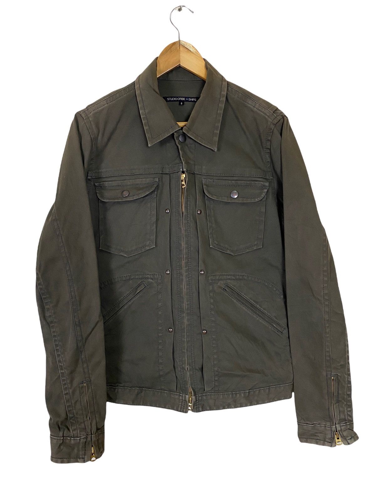 Ships Japanese Ships X Studio Oribe Military Style Jacket | Grailed