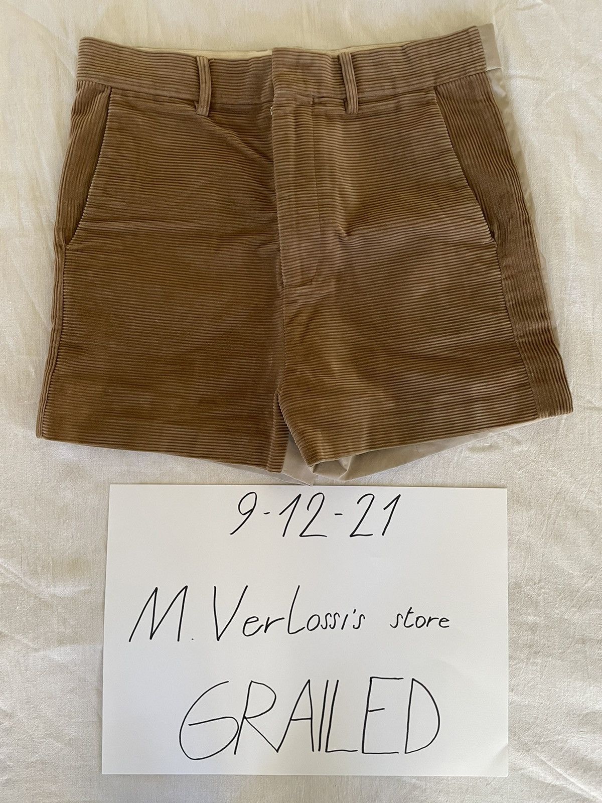 Acne Studios SS 15 Rae Cord Contra velvet short pants Size US 38 / EU 54 - 3 Thumbnail