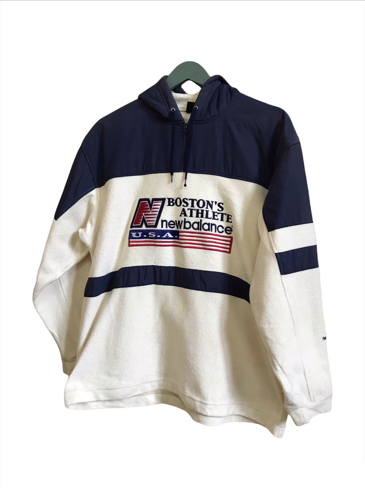New Balance Boston’s Athlete New Balance U.S.A Fleece Pullover Hoodie Size US L / EU 52-54 / 3 - 2 Thumbnail