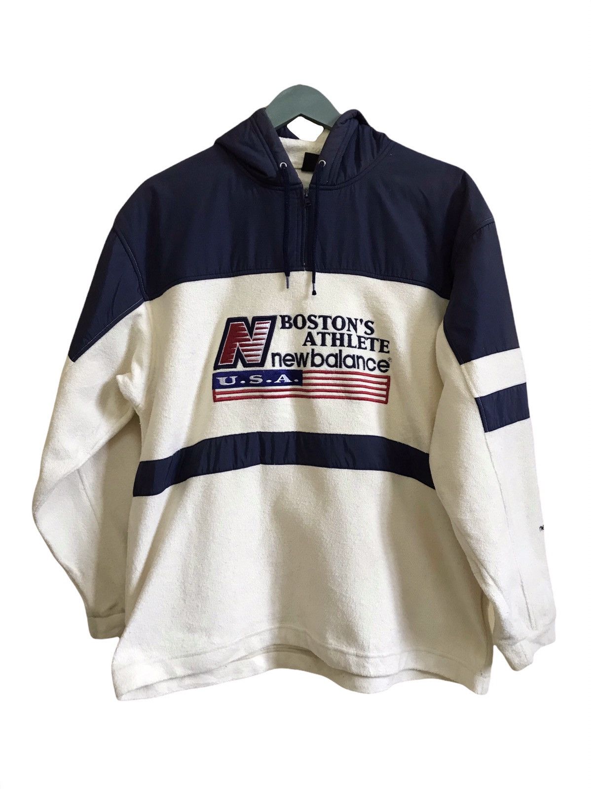 New Balance Boston’s Athlete New Balance U.S.A Fleece Pullover Hoodie Size US L / EU 52-54 / 3 - 1 Thumbnail