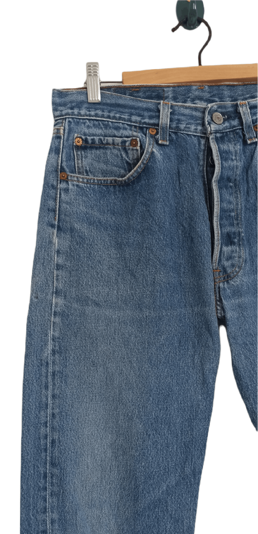 Levi's × Vintage Vintage Levi's 501 Late 80s Denim Jeans Size US 30 / EU 46 - 6 Thumbnail
