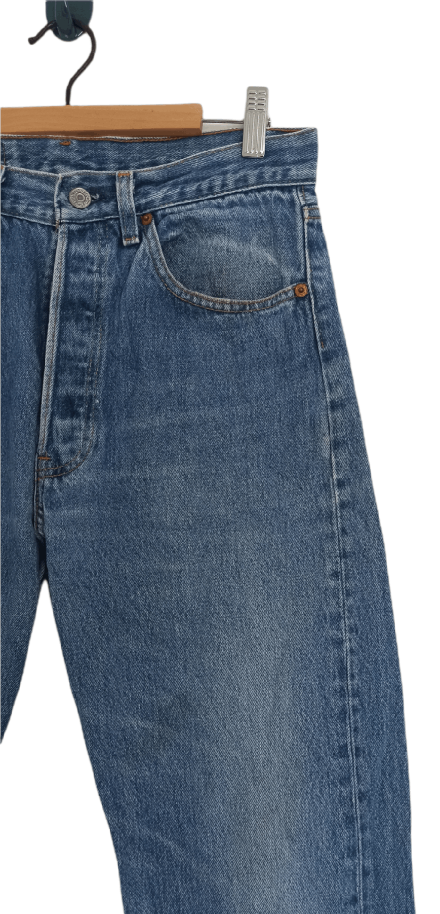 Levi's × Vintage Vintage Levi's 501 Late 80s Denim Jeans Size US 30 / EU 46 - 4 Thumbnail