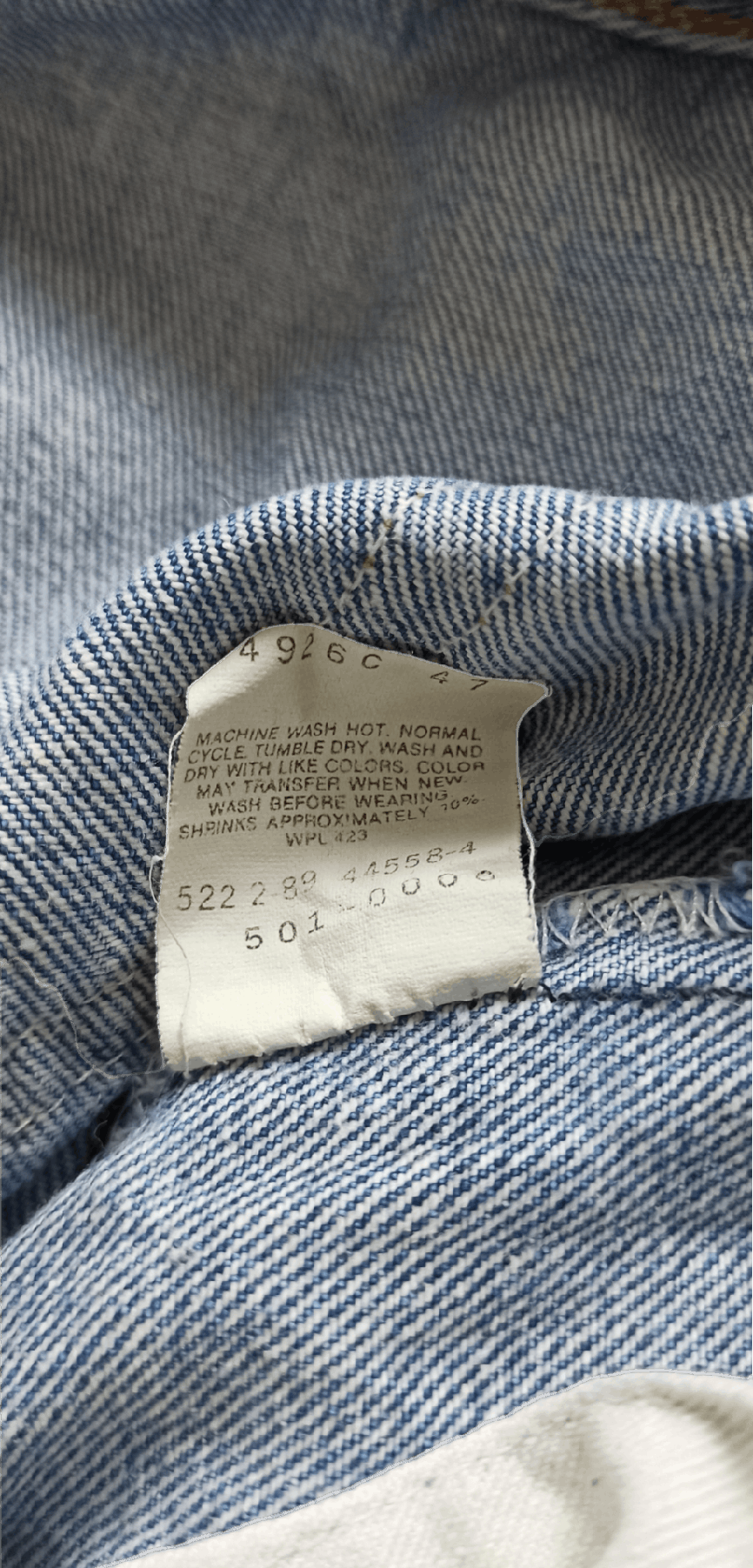 Levi's × Vintage Vintage Levi's 501 Late 80s Denim Jeans Size US 30 / EU 46 - 16 Thumbnail