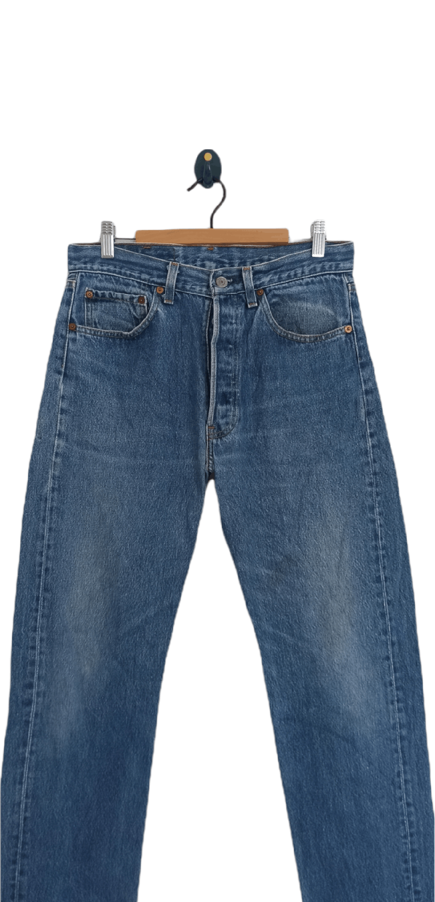 Levi's × Vintage Vintage Levi's 501 Late 80s Denim Jeans Size US 30 / EU 46 - 2 Thumbnail