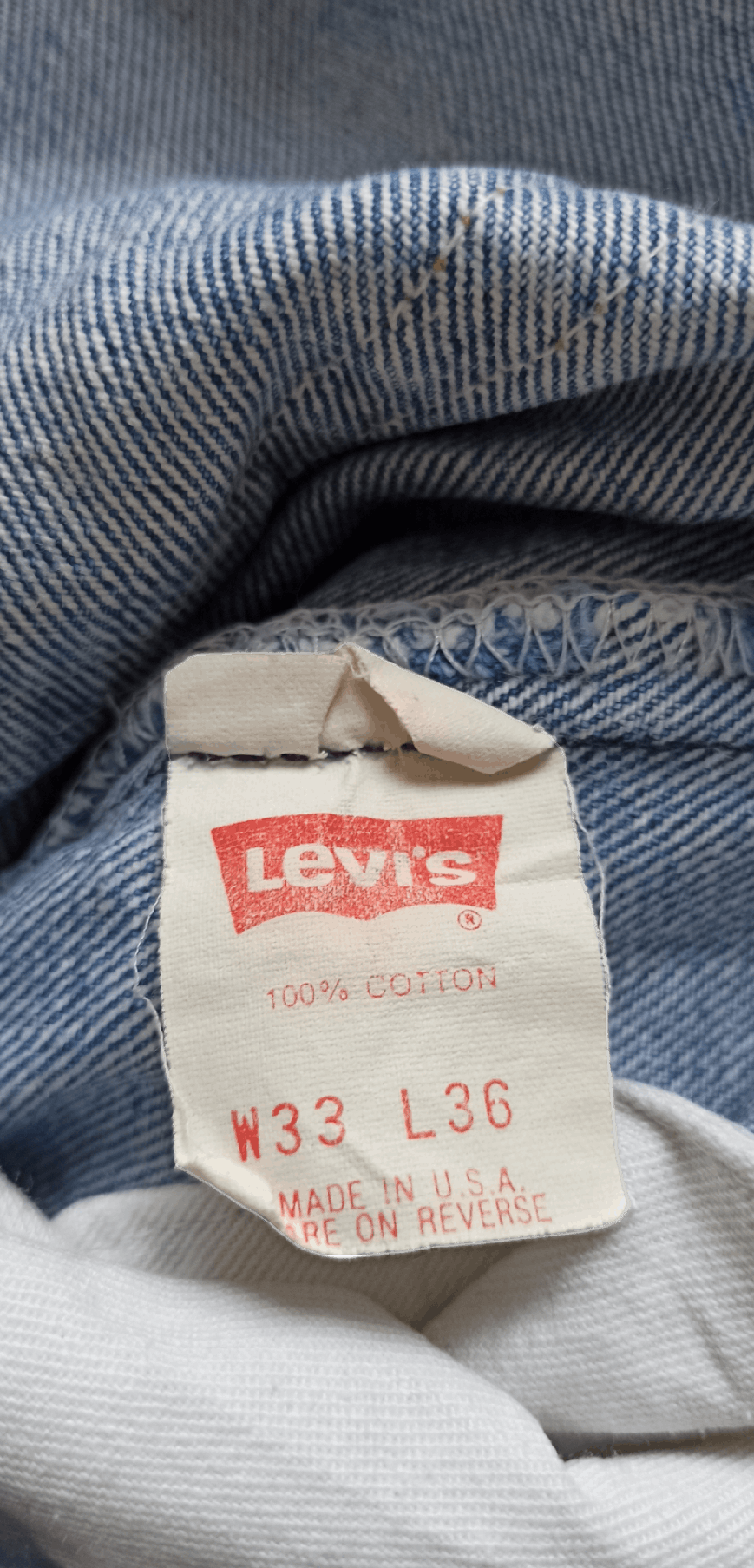 Levi's × Vintage Vintage Levi's 501 Late 80s Denim Jeans Size US 30 / EU 46 - 15 Thumbnail