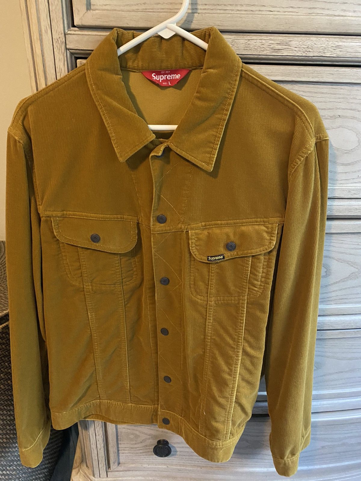 Supreme Supreme Corduroy Snap Front Jacket | Grailed