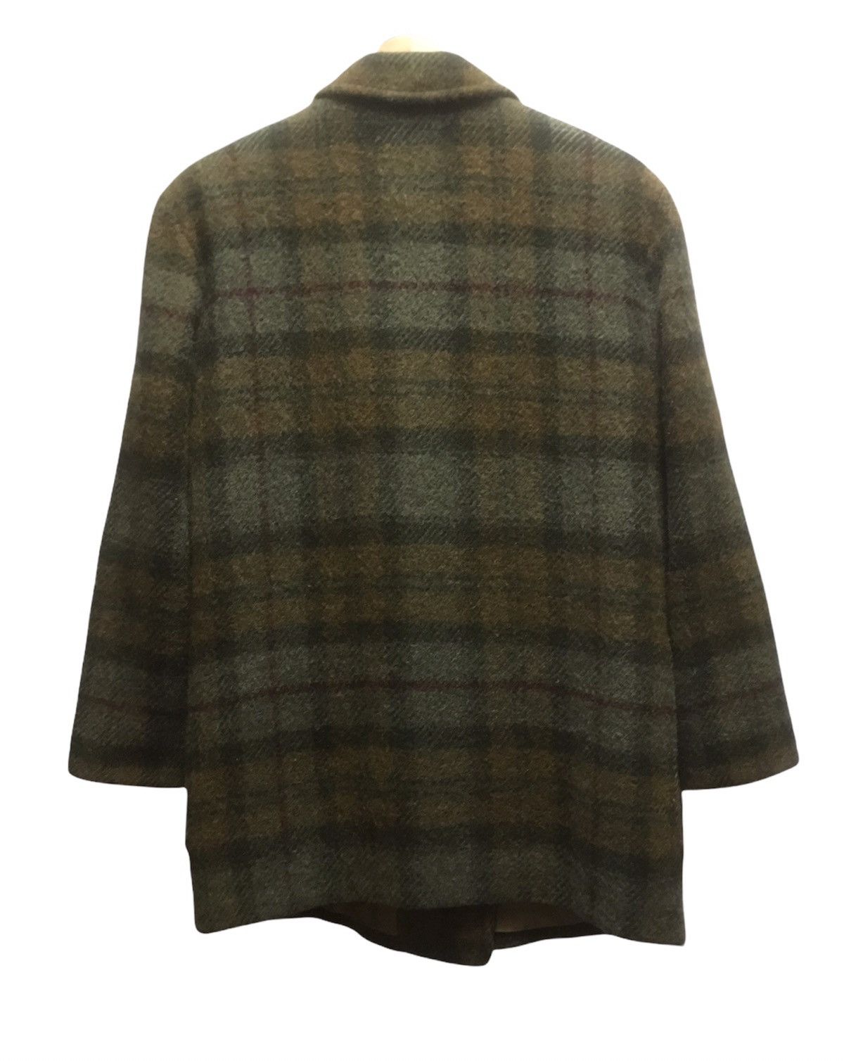 Burberry Vtg Burberrys Plaid Wool Blazer Size 42R - 6 Thumbnail