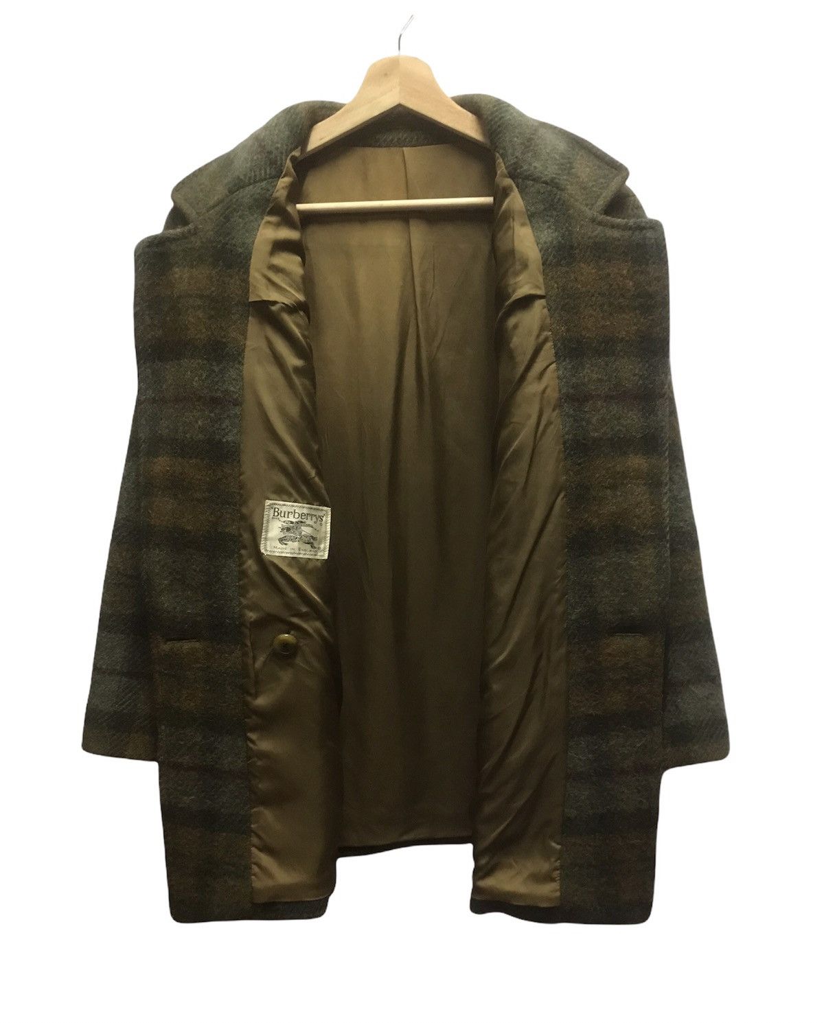 Burberry Vtg Burberrys Plaid Wool Blazer Size 42R - 10 Thumbnail