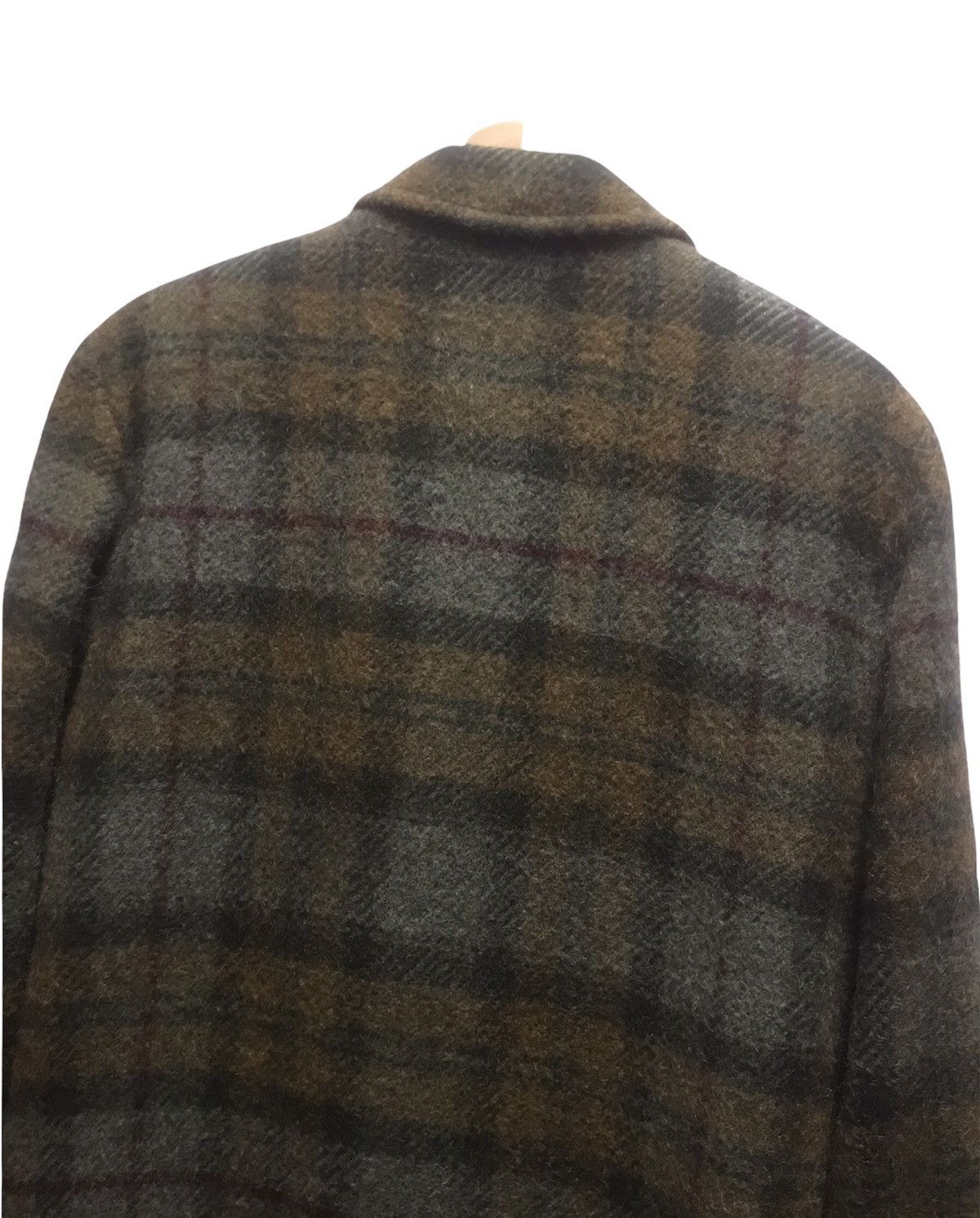 Burberry Vtg Burberrys Plaid Wool Blazer Size 42R - 7 Thumbnail