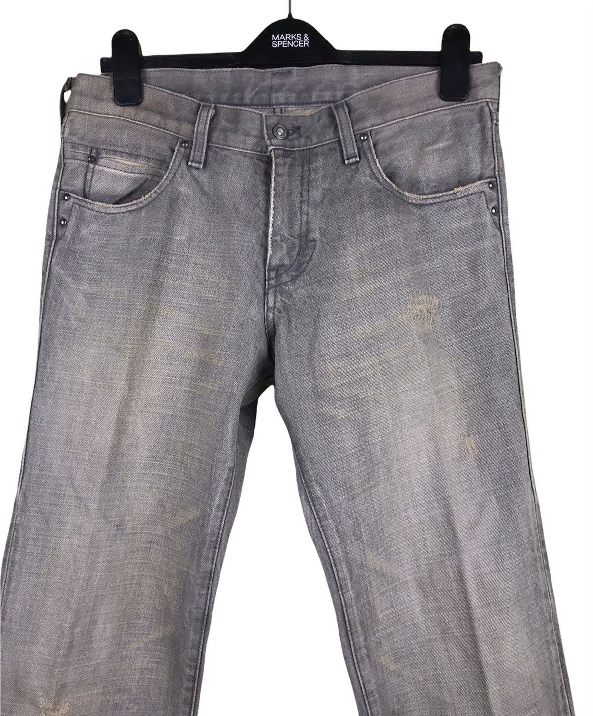 ABAHOUSE × Japanese Brand Distressed Denim by Abahouse Japanese Brand Size US 32 / EU 48 - 5 Thumbnail