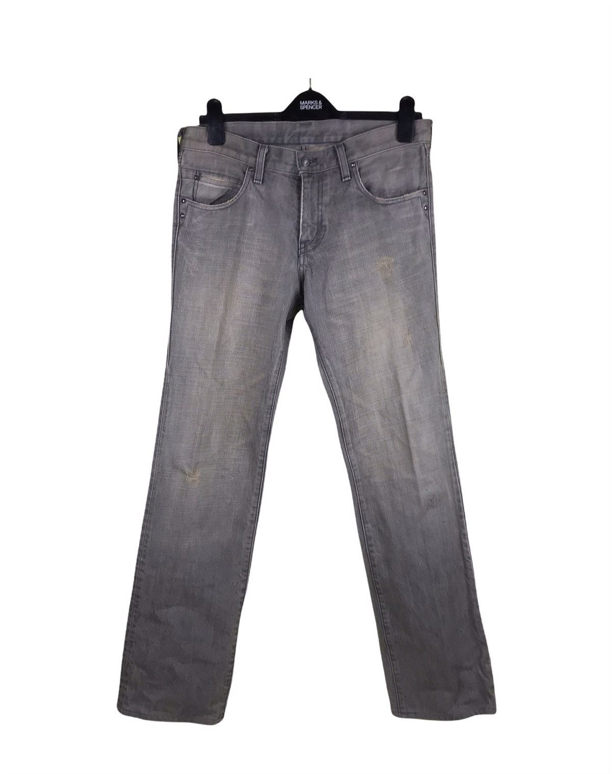 ABAHOUSE × Japanese Brand Distressed Denim by Abahouse Japanese Brand Size US 32 / EU 48 - 2 Thumbnail