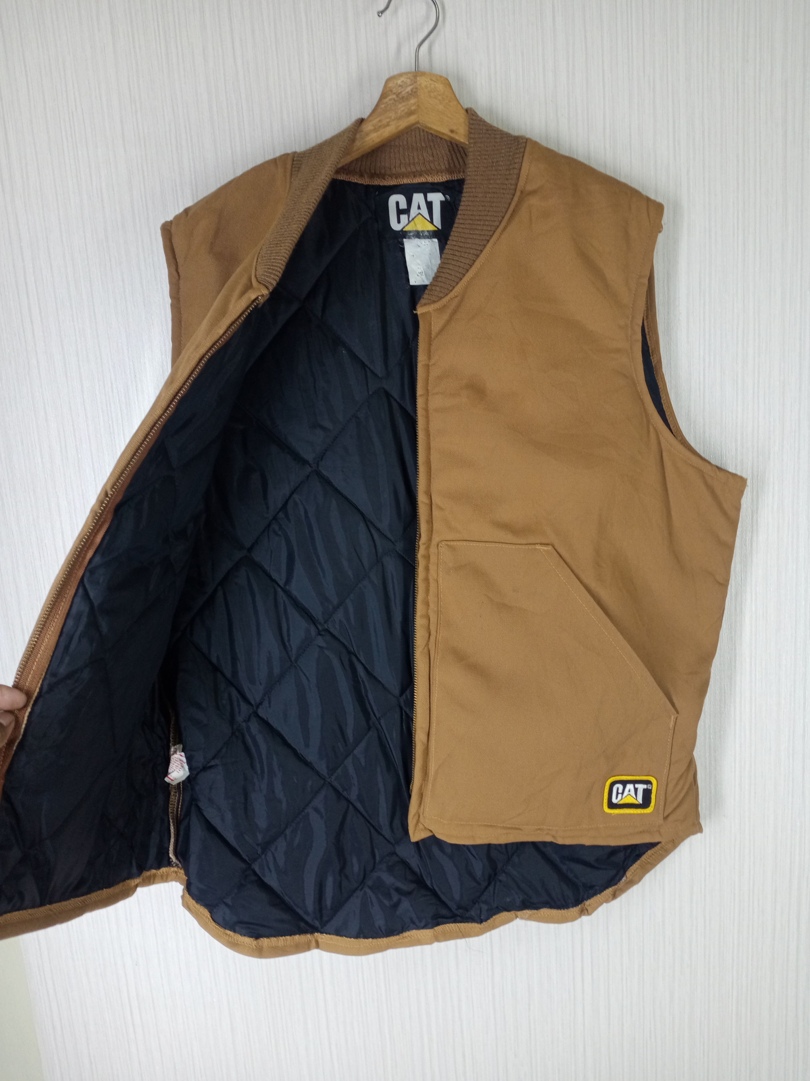 Caterpillar Vintage 90s CAT Vest Jacket Inspired Carhartt Size US L / EU 52-54 / 3 - 4 Thumbnail