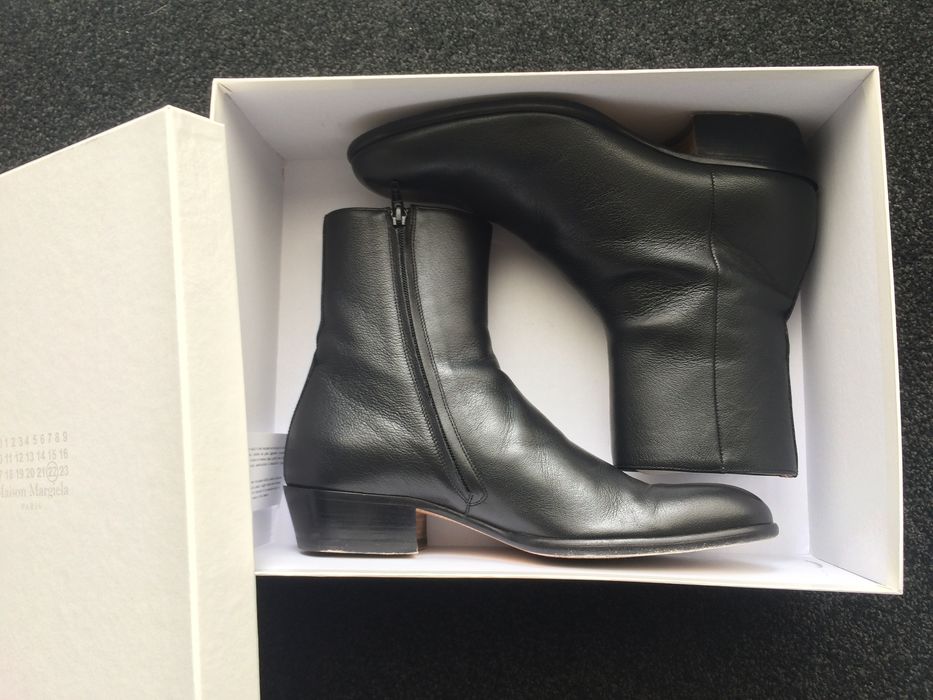 Margiela cuban heel clearance boots