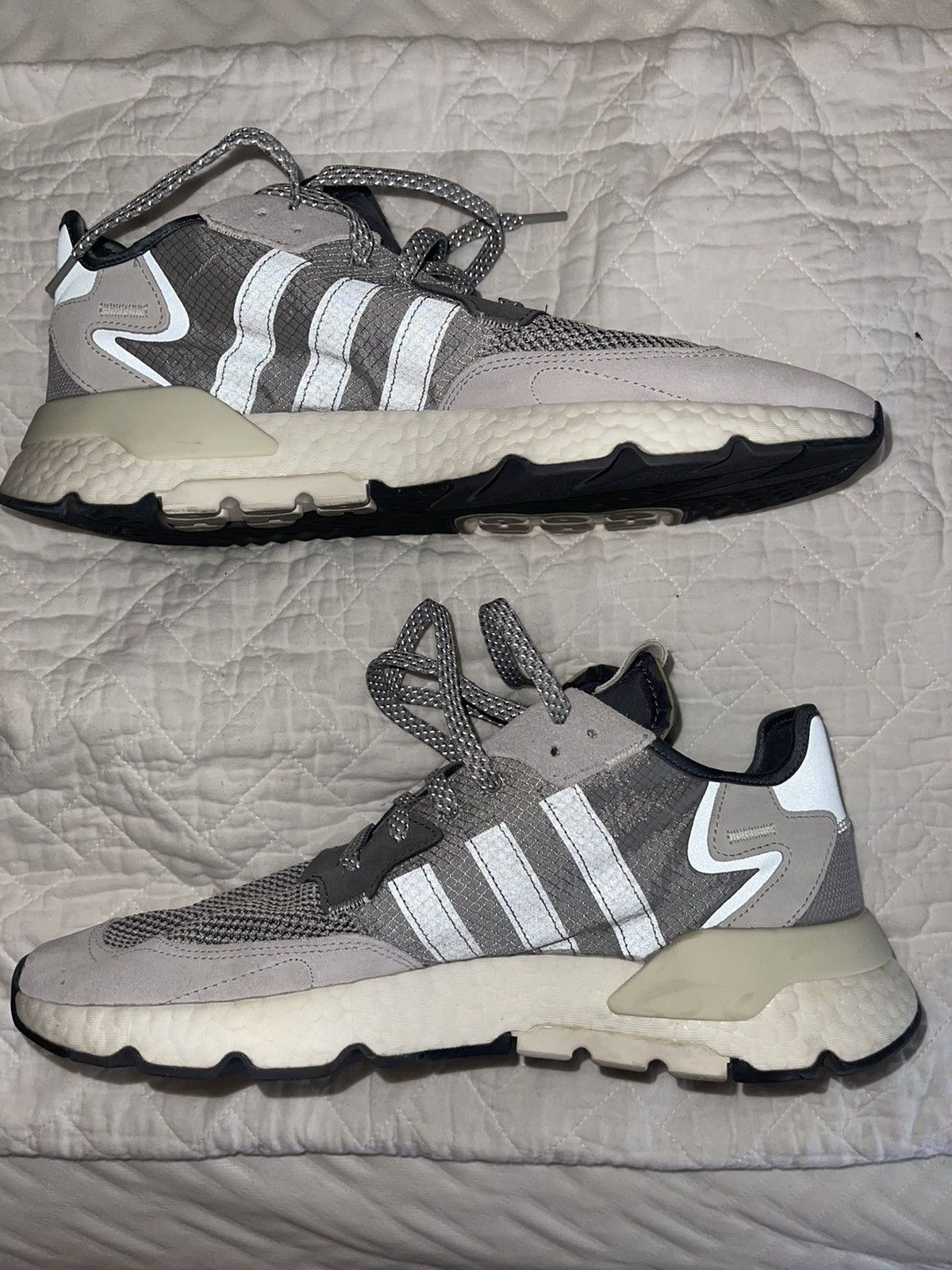 Adidas Adidas nite joggers sz. 13 Size US 13 / EU 46 - 2 Thumbnail