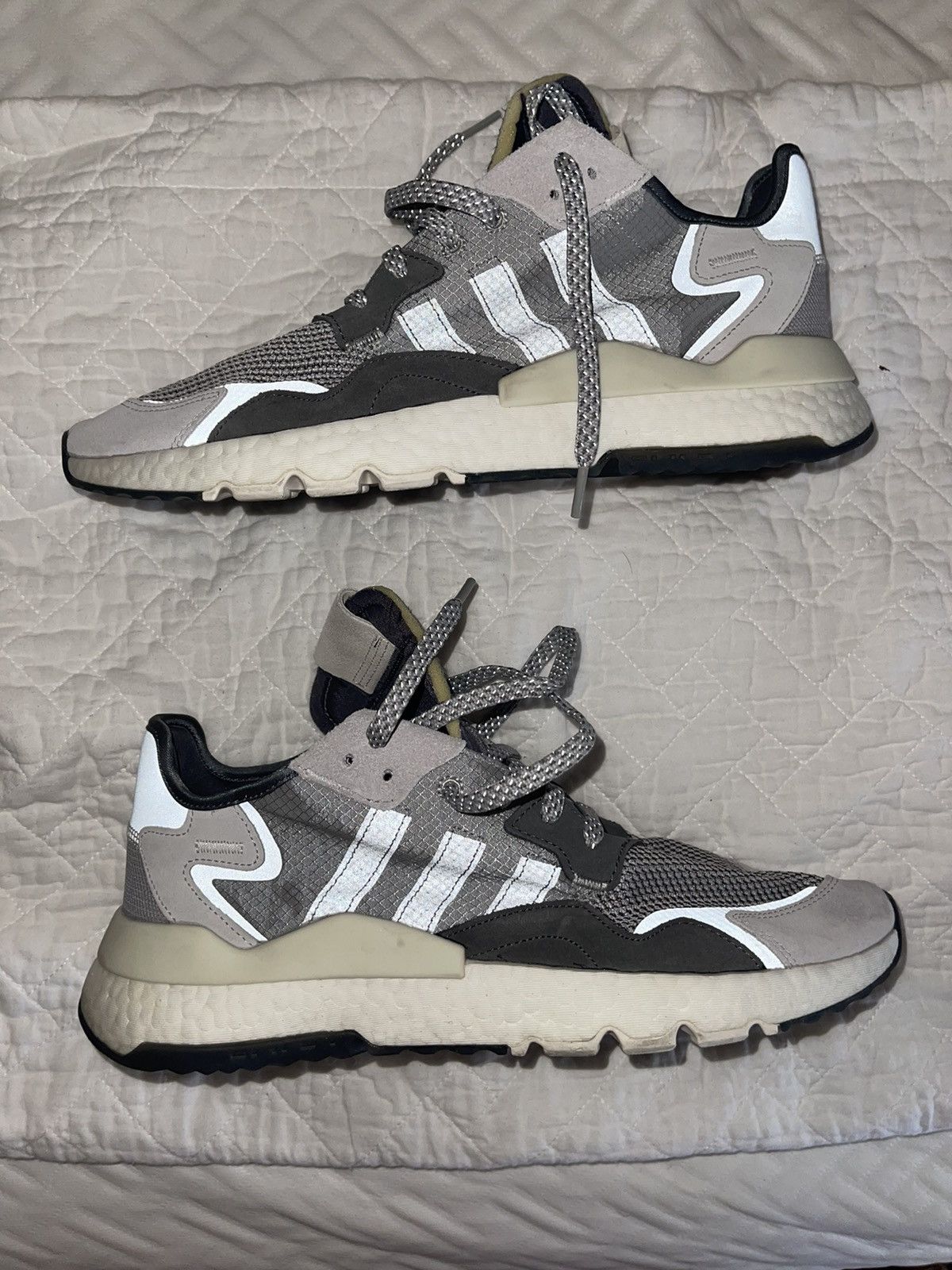 Adidas Adidas nite joggers sz. 13 Size US 13 / EU 46 - 1 Thumbnail