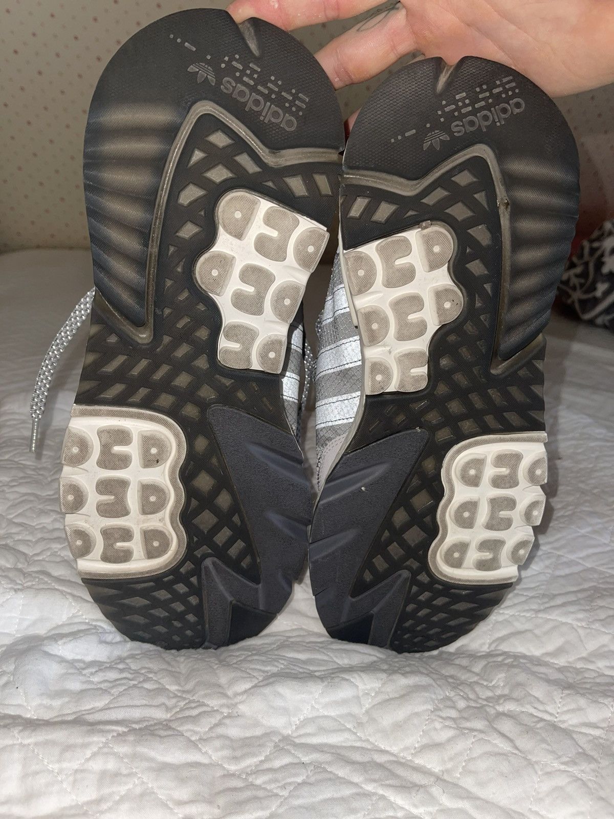 Adidas Adidas nite joggers sz. 13 Size US 13 / EU 46 - 5 Thumbnail
