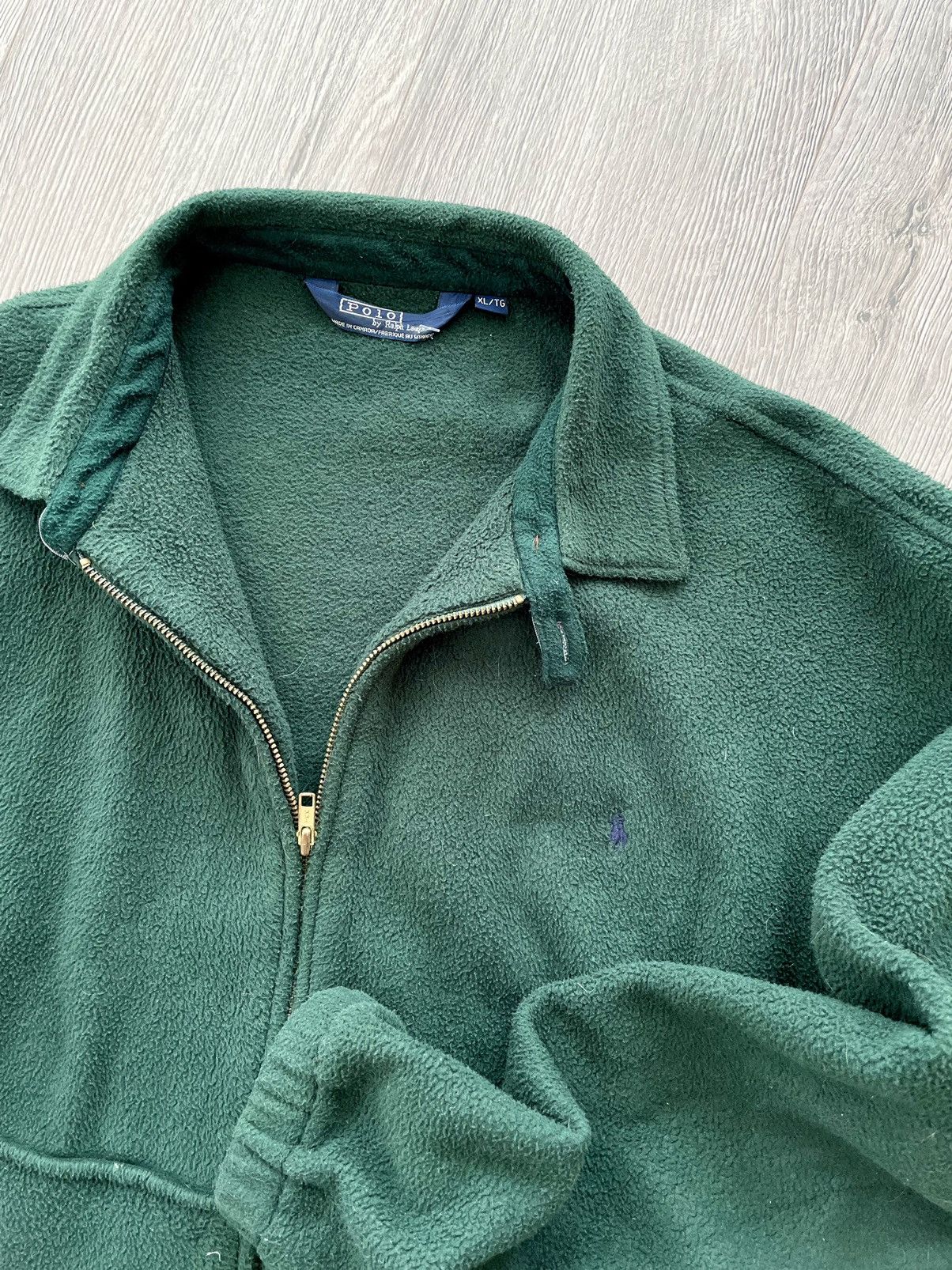 Polo Ralph Lauren 🌲🌲 RARE Vintage 80s Polo Harrington Fleece Jacket
