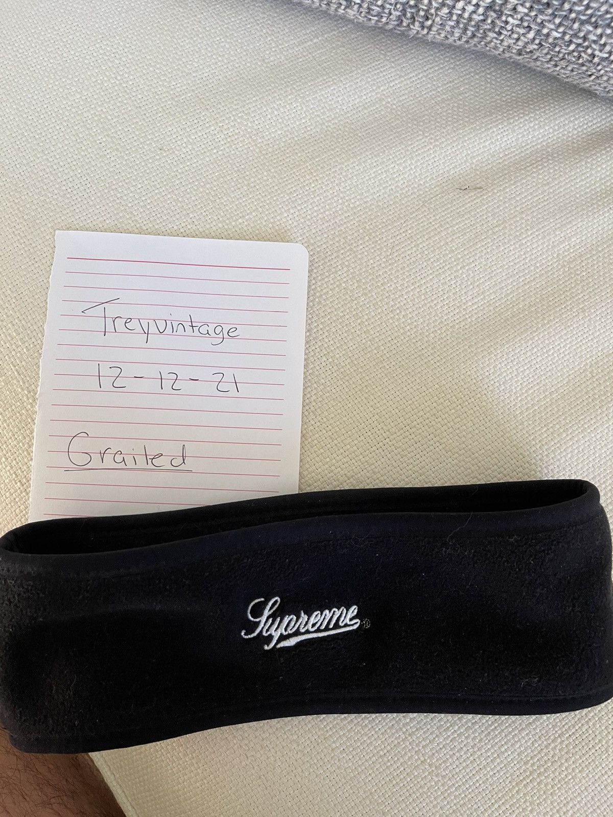supreme Polartec Headband ブラック 美品 Supreme Polartec Headband Black Fleece Used | eBay