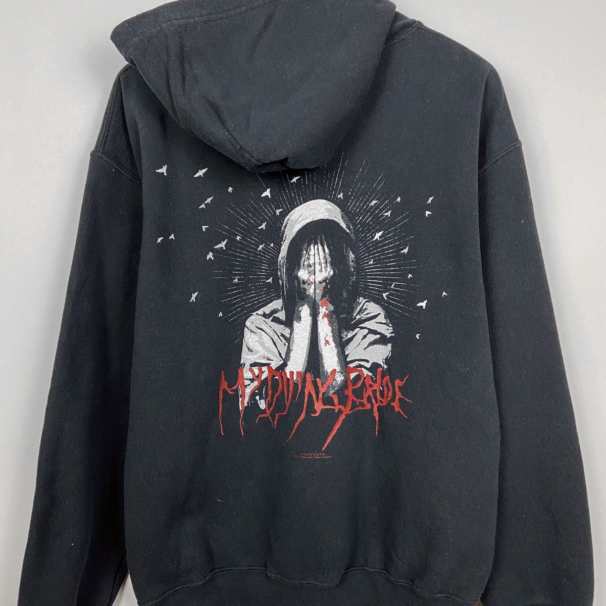 Band Tees Vintage 00s My Dying Bride funeral hoodie y2k metal rock og Size US M / EU 48-50 / 2 - 5 Thumbnail