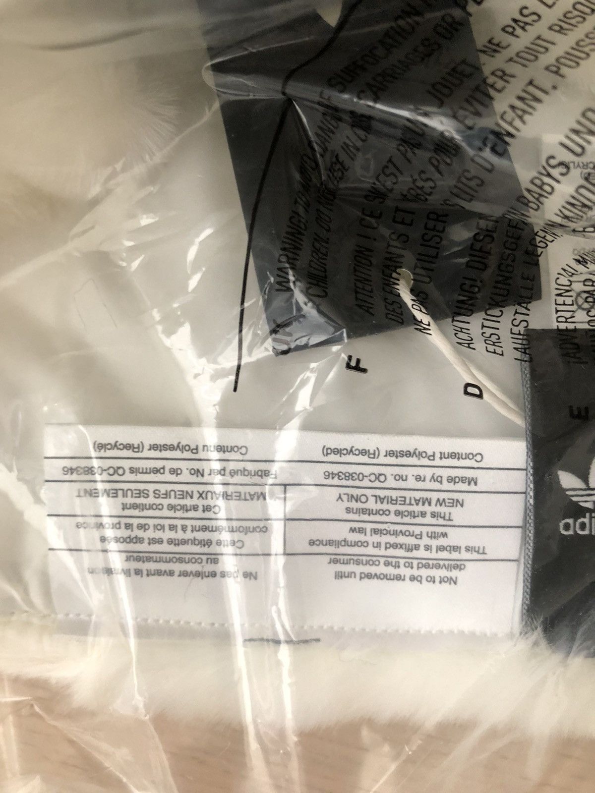 Adidas (NEW) Ivy Park Faux Fur Scarf Size ONE SIZE - 7 Thumbnail