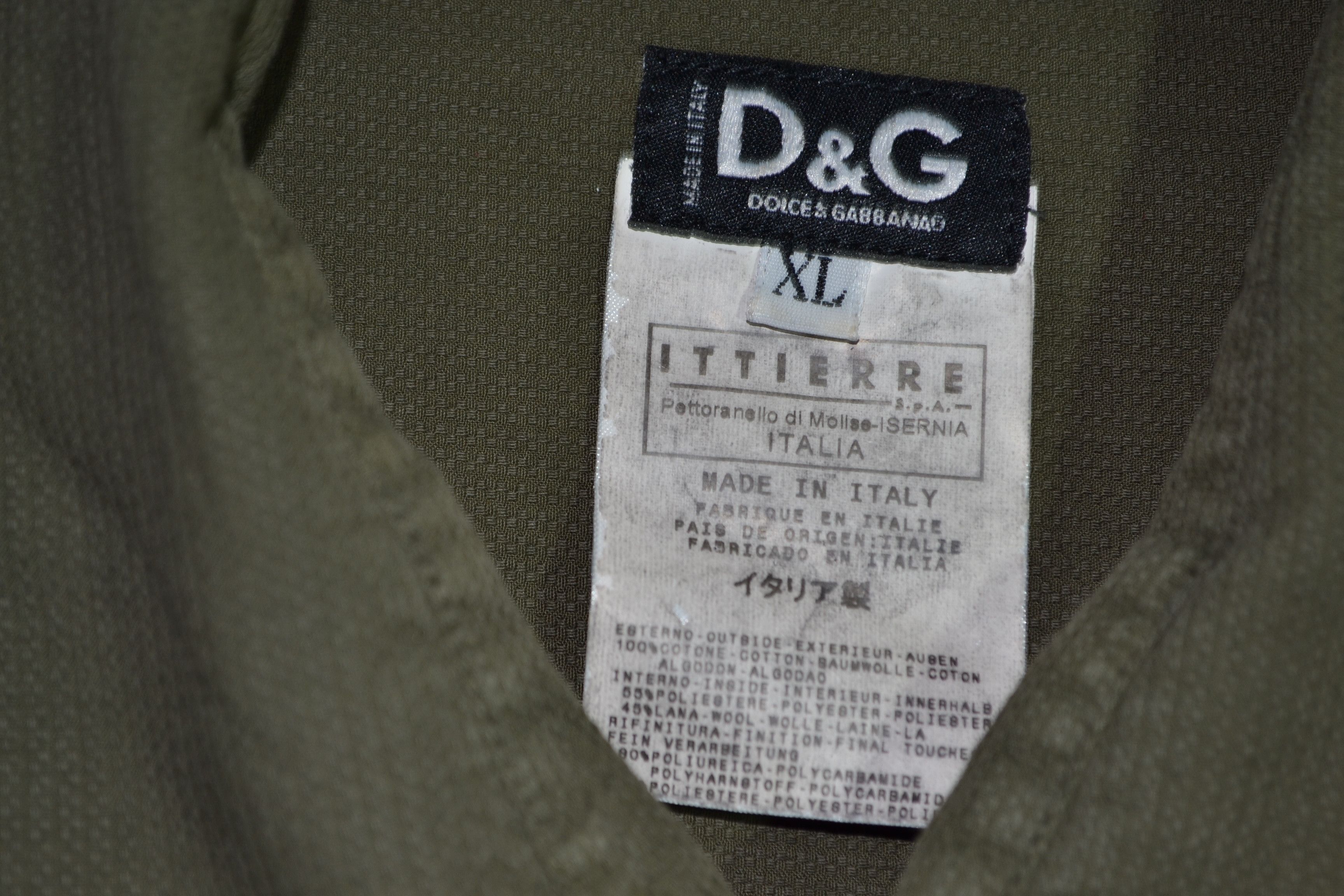 Dolce & Gabbana Dolce & Gabbana 2003 Military Multipocket Overshirt Shirt Size US L / EU 52-54 / 3 - 10 Thumbnail