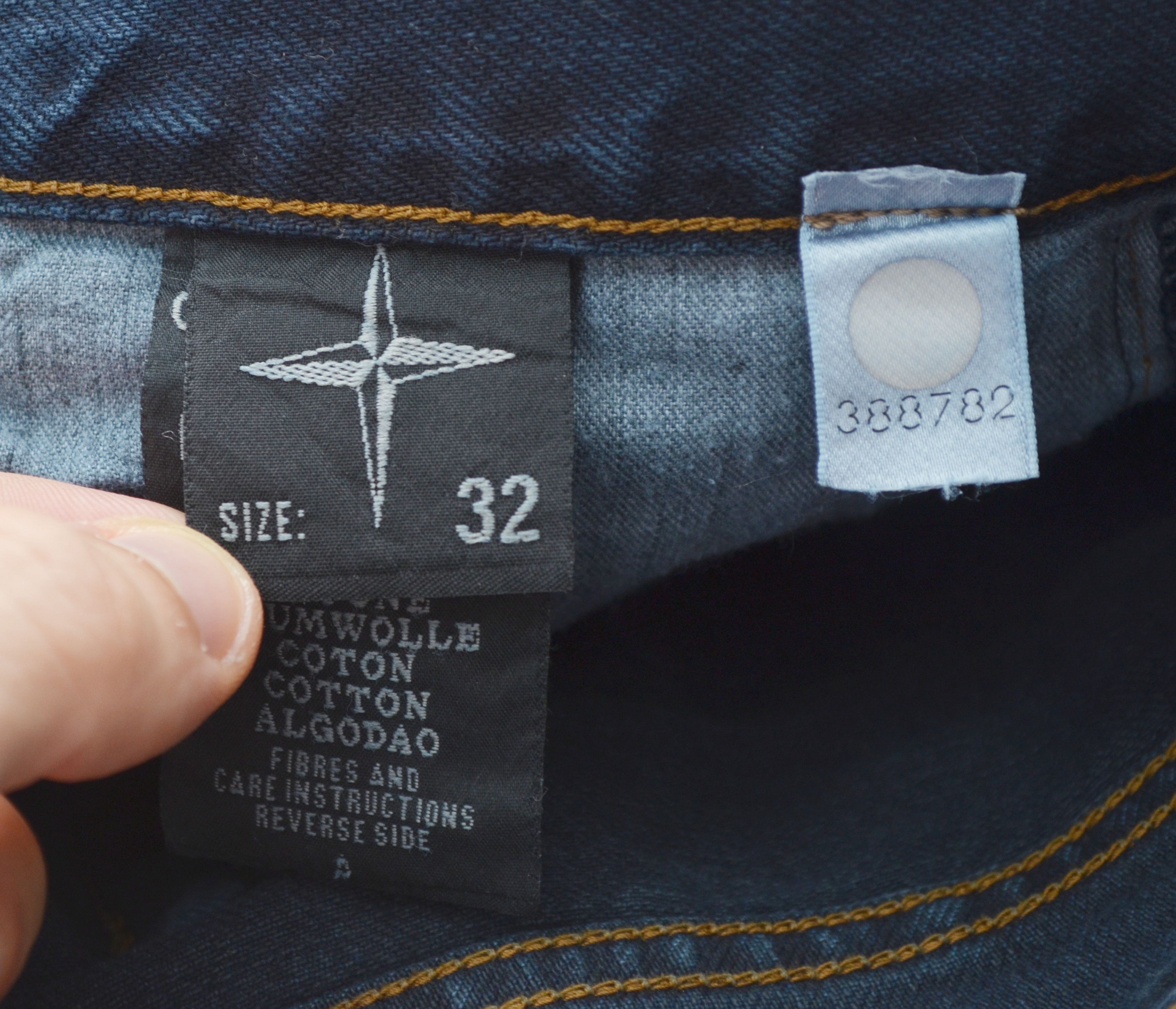 Stone Island × Vintage RARE 🔥 Stone Island Denim Navy Jeans Logo 31 Size US 31 - 13 Thumbnail