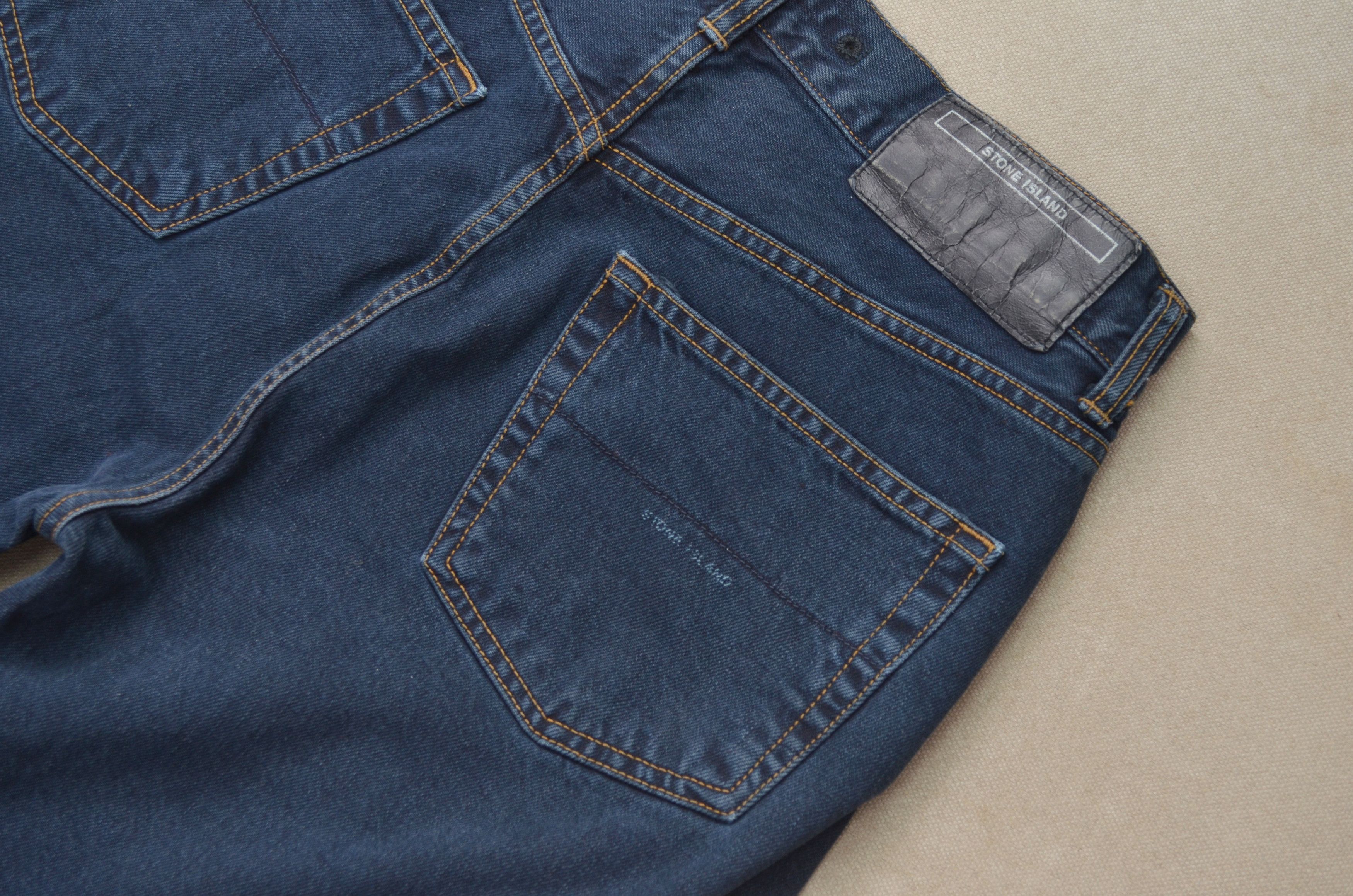 Stone Island × Vintage RARE 🔥 Stone Island Denim Navy Jeans Logo 31 Size US 31 - 16 Thumbnail