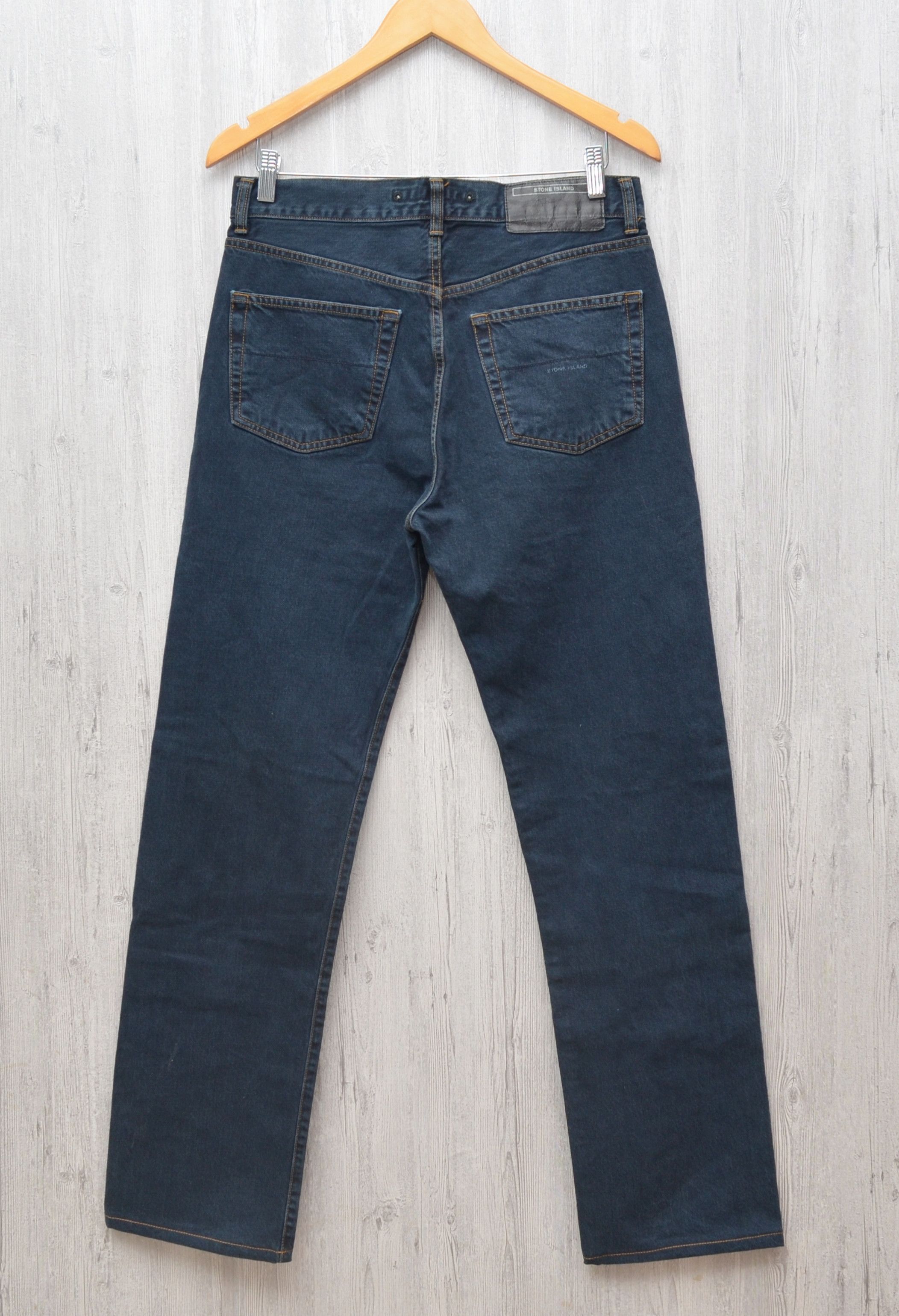 Stone Island × Vintage RARE 🔥 Stone Island Denim Navy Jeans Logo 31 Size US 31 - 7 Thumbnail