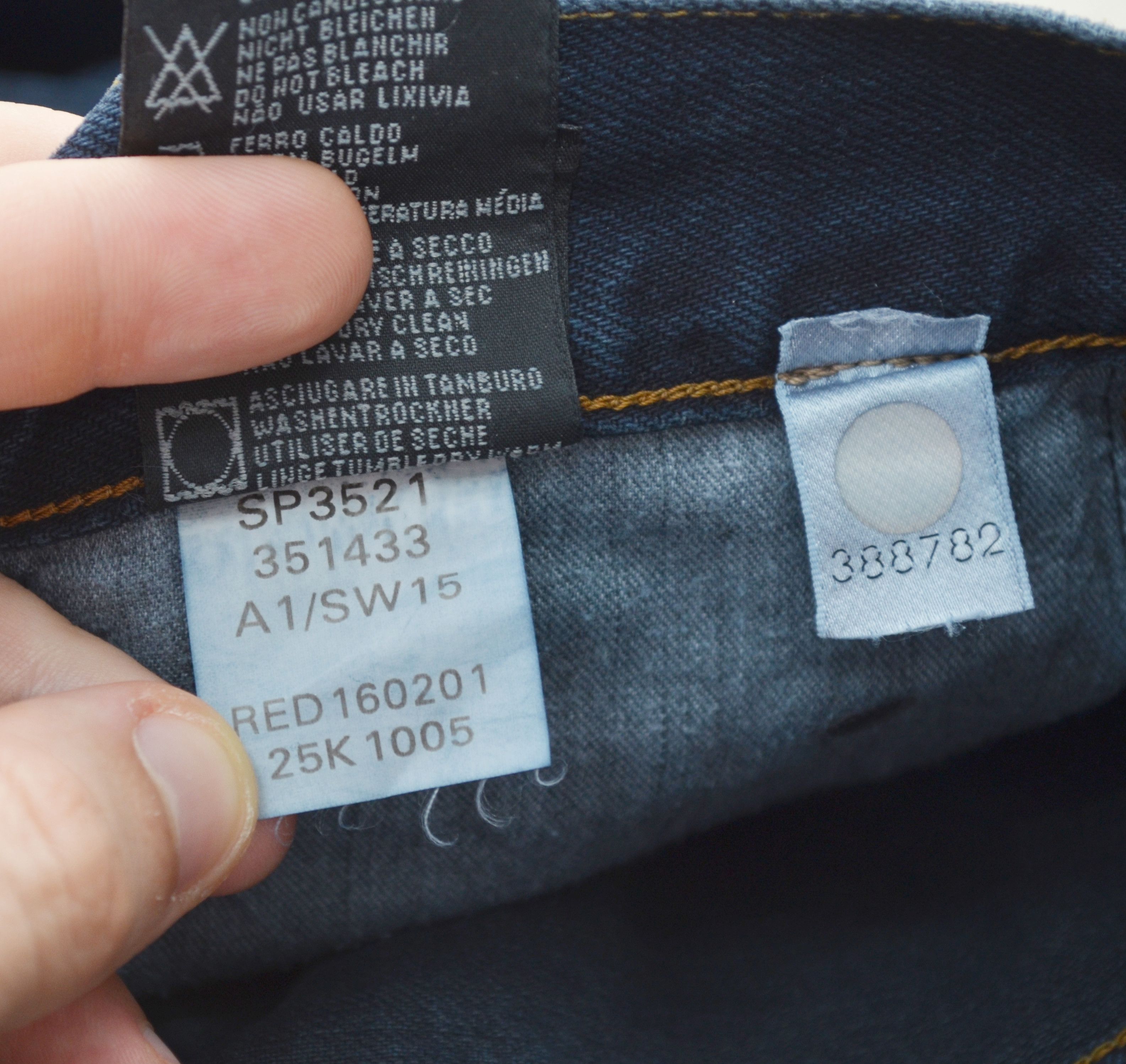 Stone Island × Vintage RARE 🔥 Stone Island Denim Navy Jeans Logo 31 Size US 31 - 15 Thumbnail