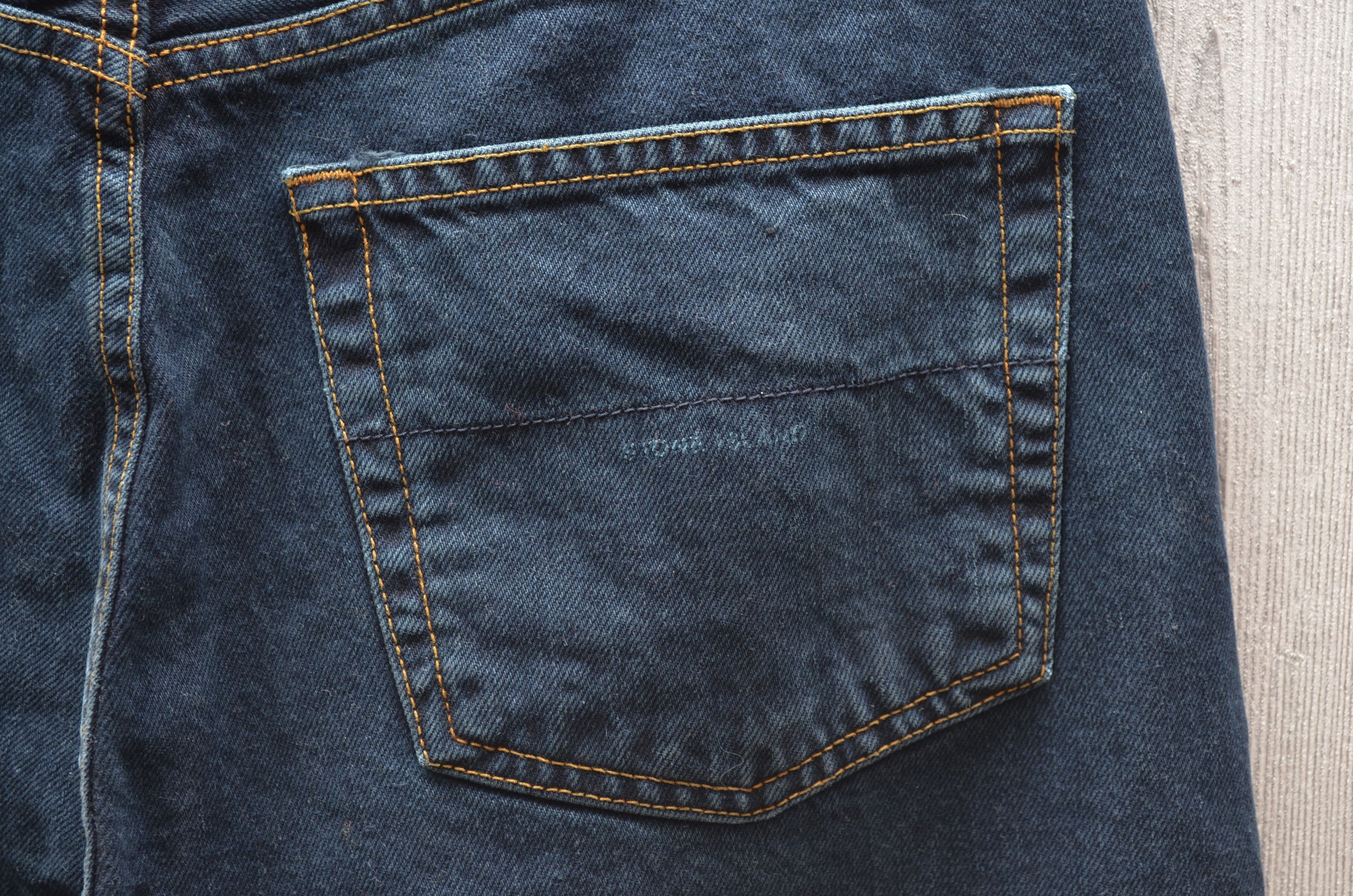 Stone Island × Vintage RARE 🔥 Stone Island Denim Navy Jeans Logo 31 Size US 31 - 11 Thumbnail