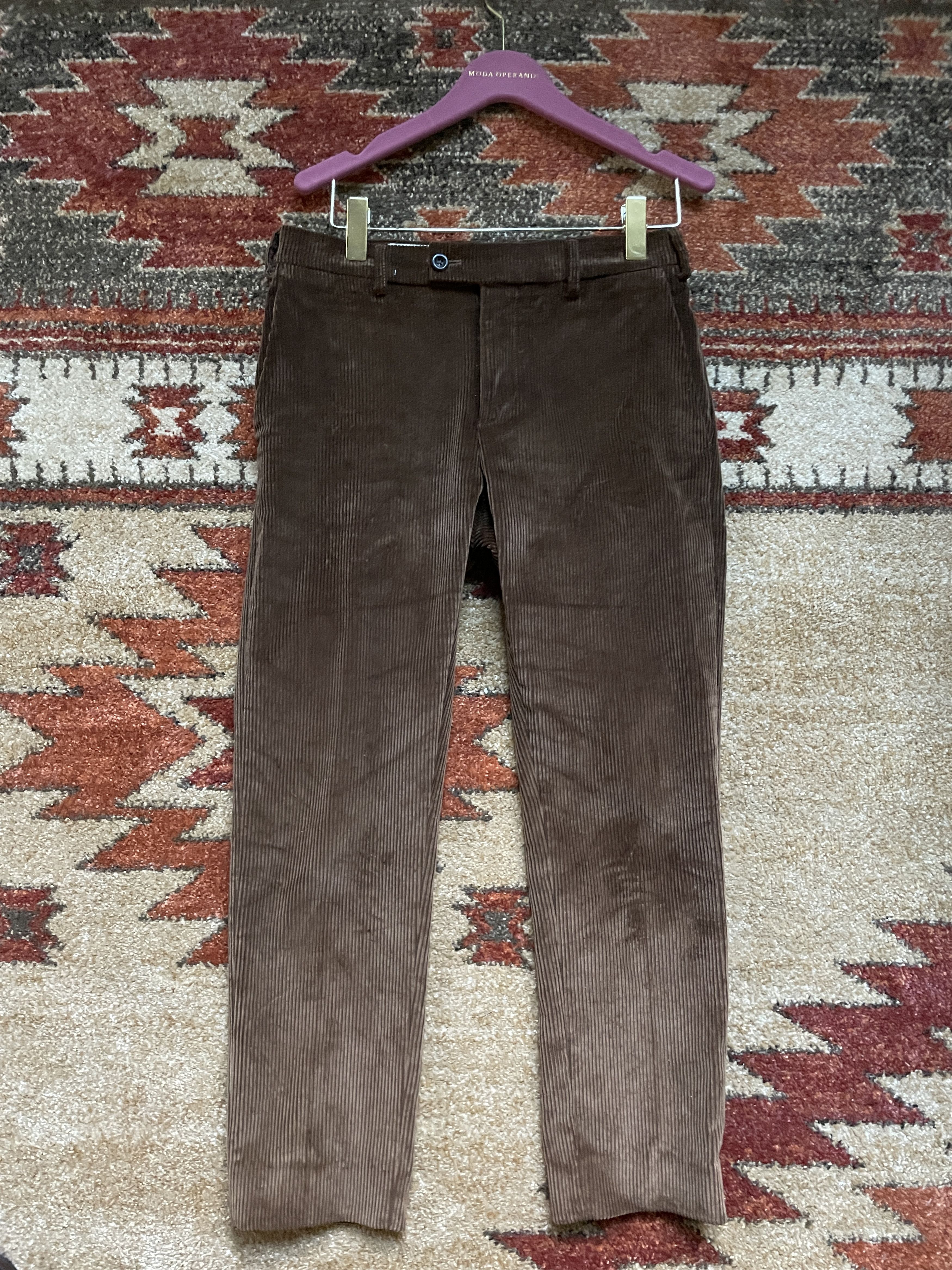 Designer Salle Privee GEHRY Chino | Corduroy | Brown Size US 30 / EU 46 - 2 Thumbnail