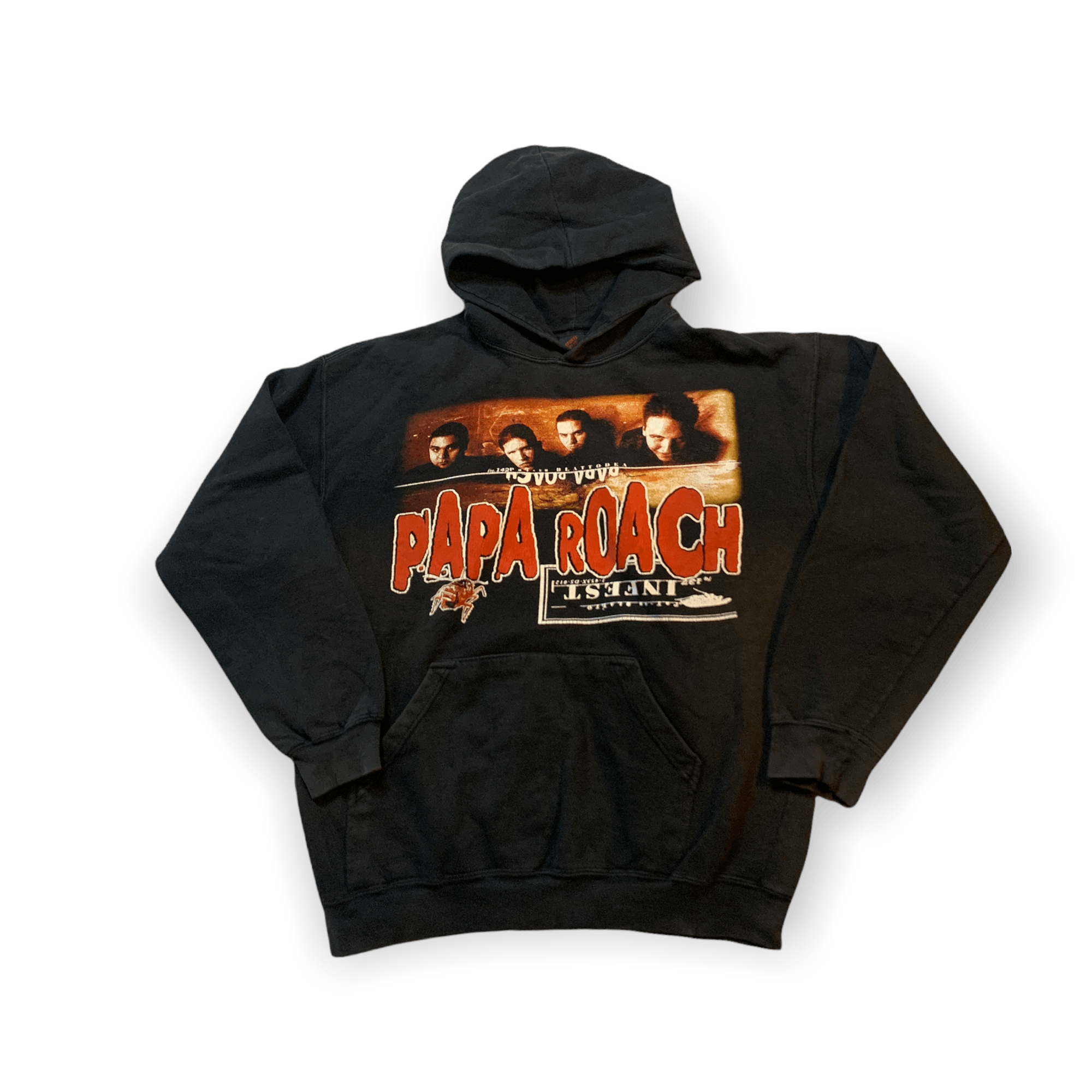 PAPA ROACH Band T-shirt (Men's size L) unclear black type Vintage Second Hand