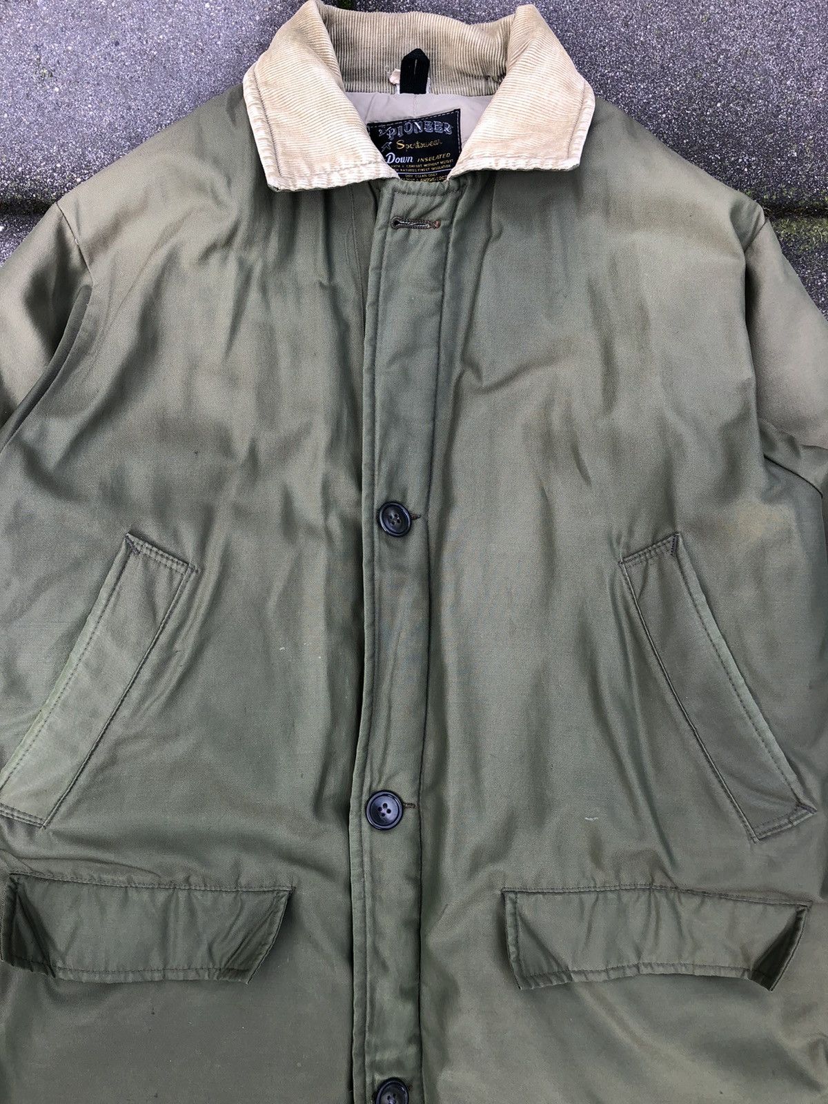 Vintage Helmut quilted down puffer parka canadian military faded Size US L / EU 52-54 / 3 - 2 Thumbnail