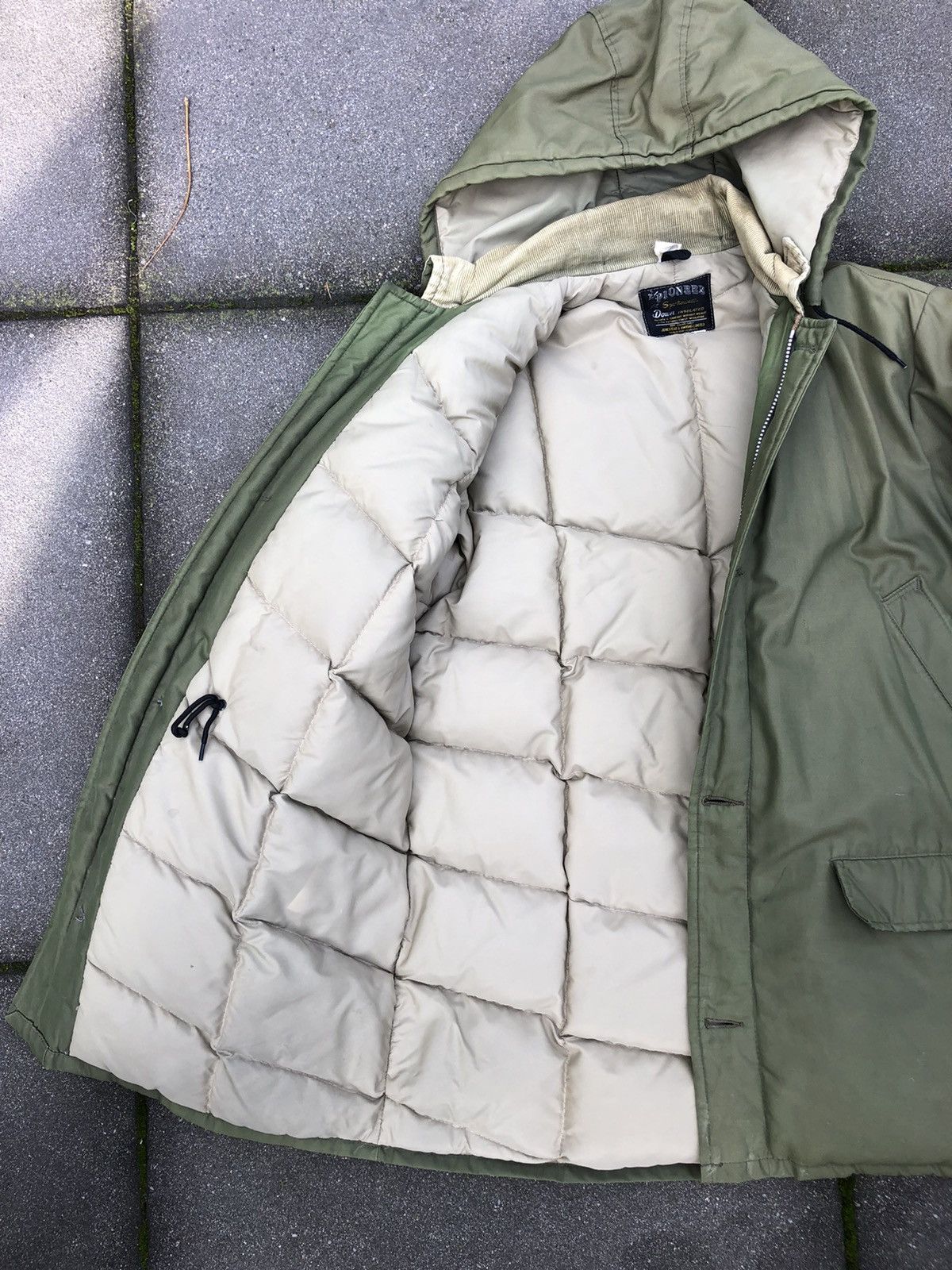 Vintage Helmut quilted down puffer parka canadian military faded Size US L / EU 52-54 / 3 - 9 Thumbnail