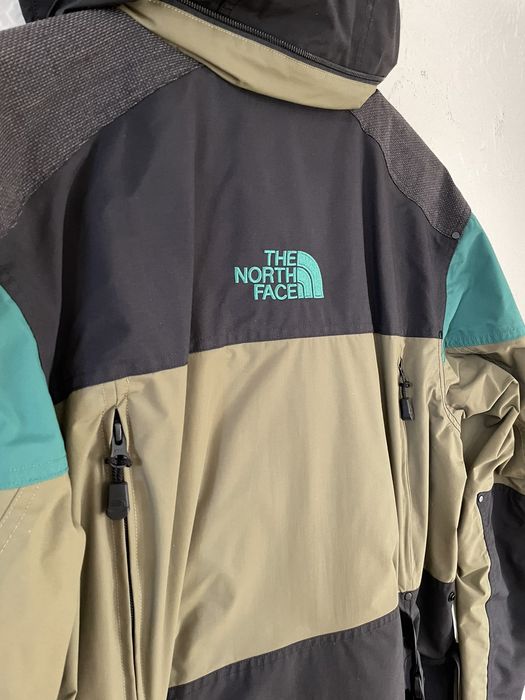 2020 THE NORTH FACE STEEP TECH DOWN JACKET OLIVE GREEN BLACK size S