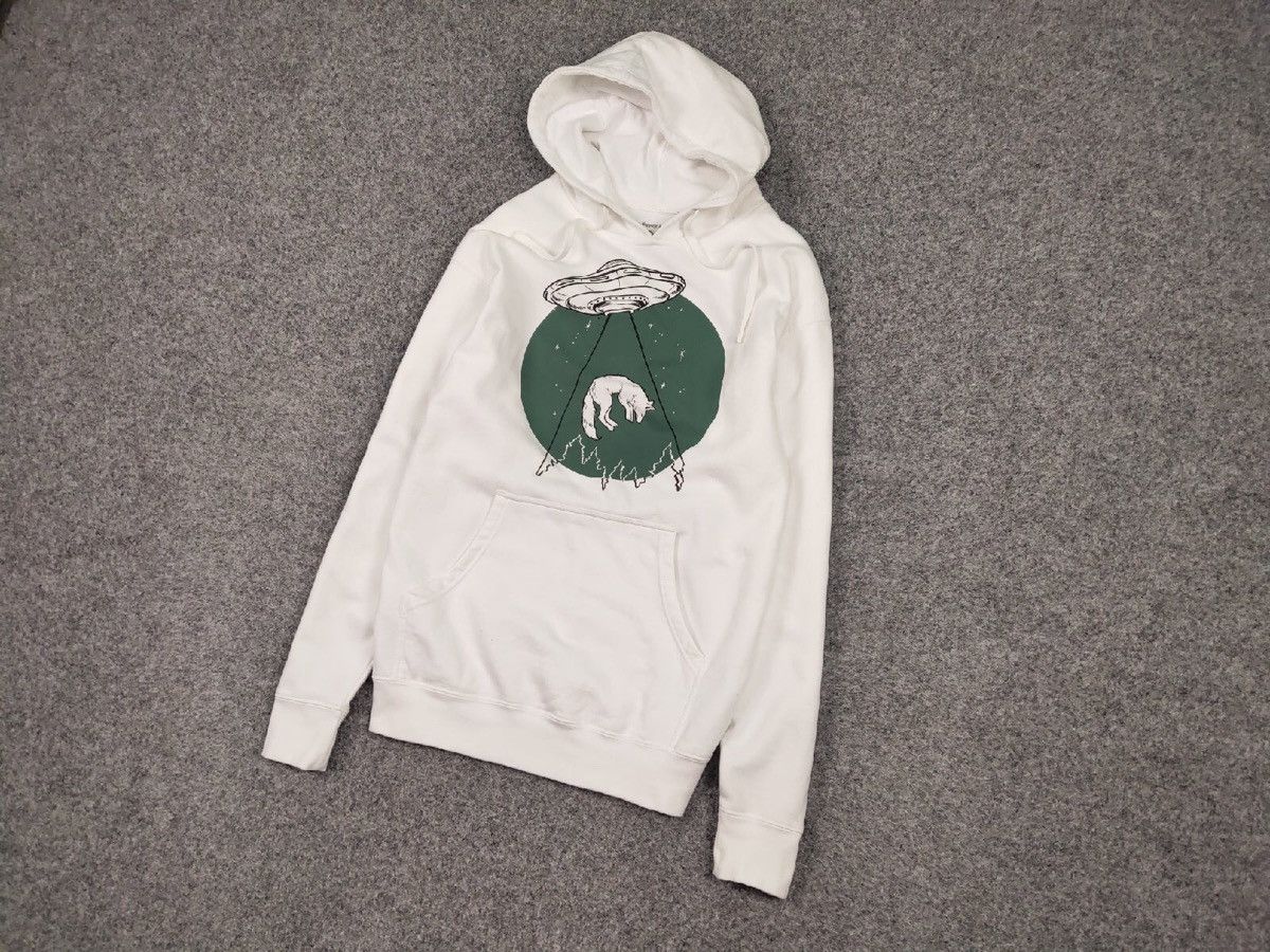 Independent Truck Co. Vintage Happiest Fox Juniperfoxx Independent White Hoodie Size US L / EU 52-54 / 3 - 3 Thumbnail