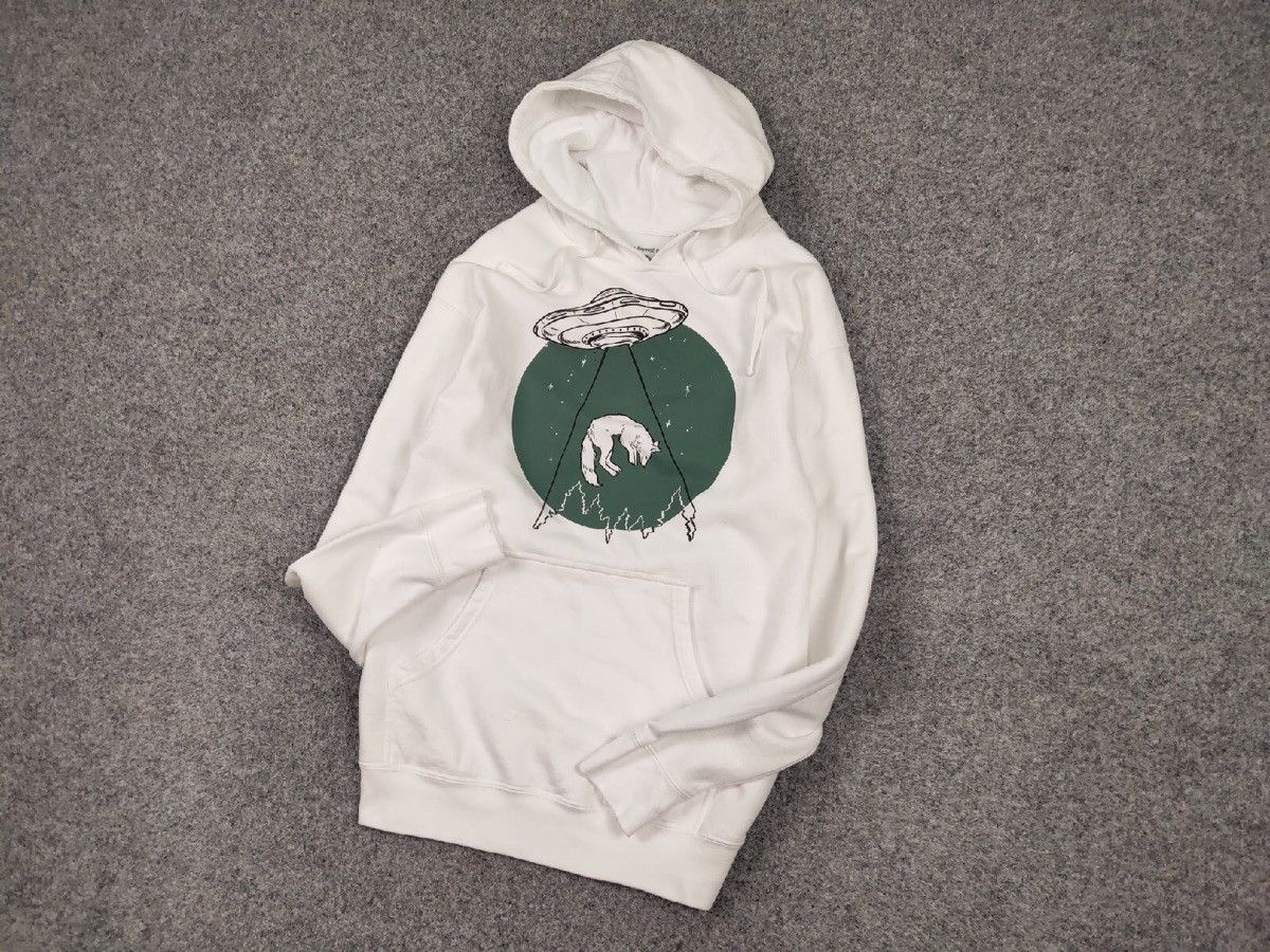 Independent Truck Co. Vintage Happiest Fox Juniperfoxx Independent White Hoodie Size US L / EU 52-54 / 3 - 11 Thumbnail