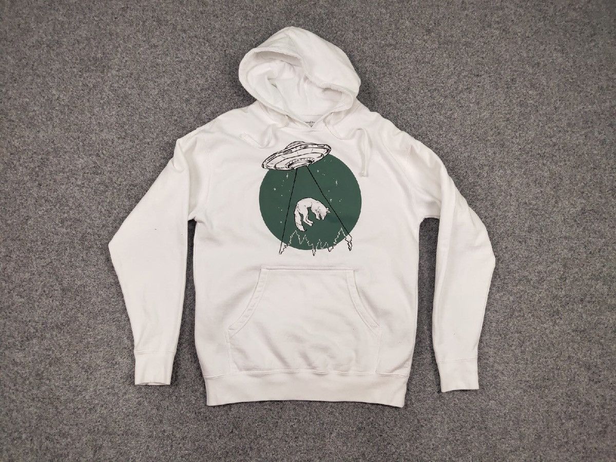 Independent Truck Co. Vintage Happiest Fox Juniperfoxx Independent White Hoodie Size US L / EU 52-54 / 3 - 13 Thumbnail