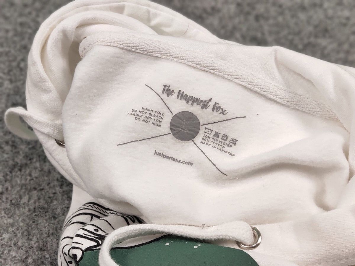 Independent Truck Co. Vintage Happiest Fox Juniperfoxx Independent White Hoodie Size US L / EU 52-54 / 3 - 15 Thumbnail