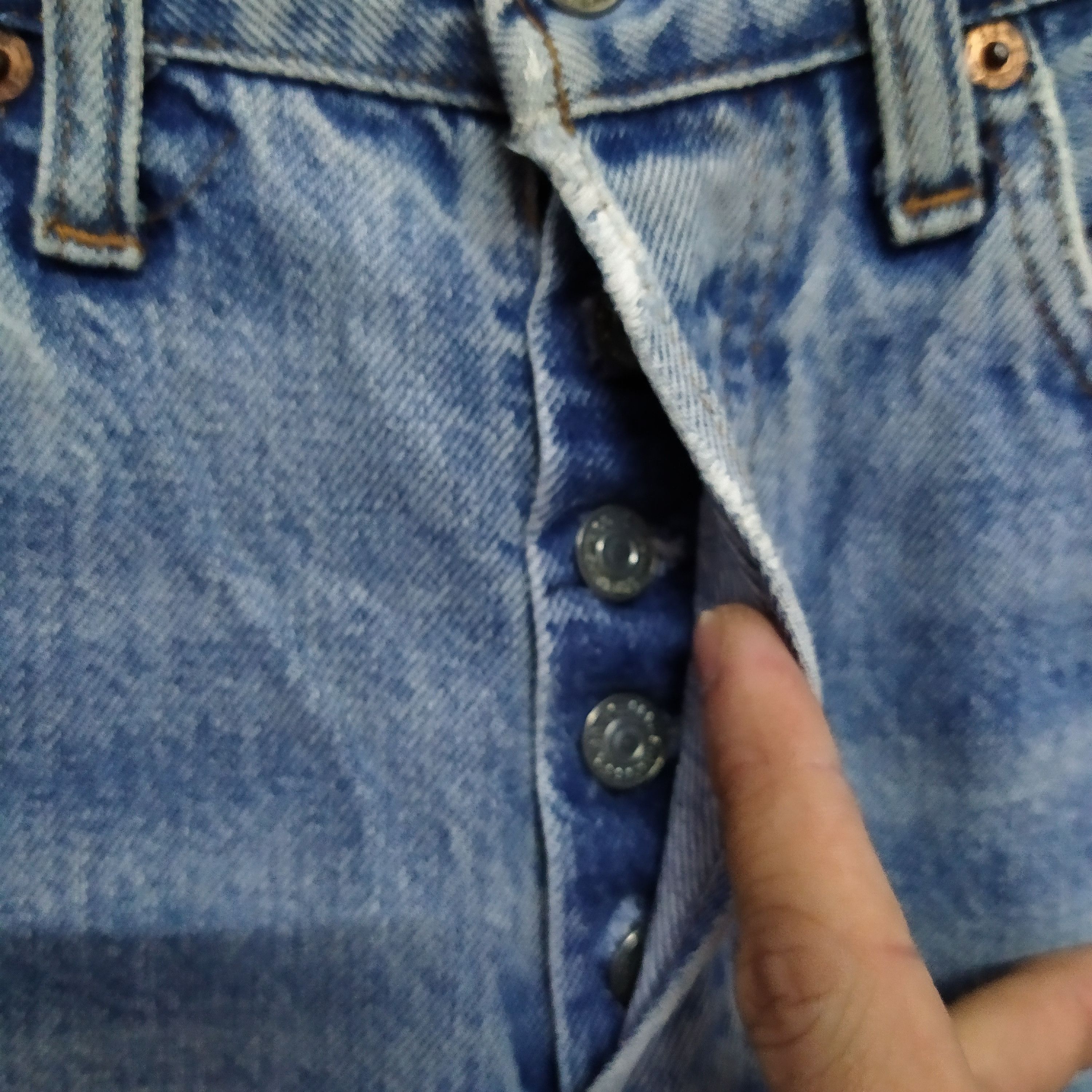 Levi's 80s LEVIS 501 SELVEDGE #6 DISTRESSED DENIM COBAIN (D458) Size US 28 / EU 44 - 4 Thumbnail