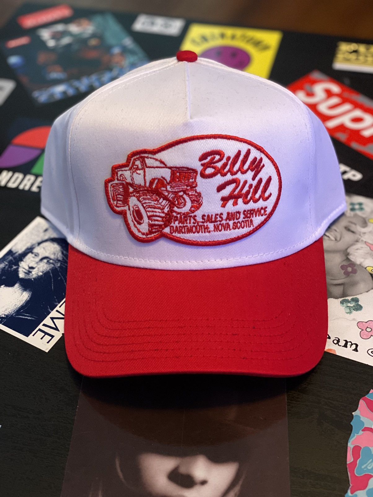 Billy Hill Billy Hill Red Patch Trucker Hat Grailed